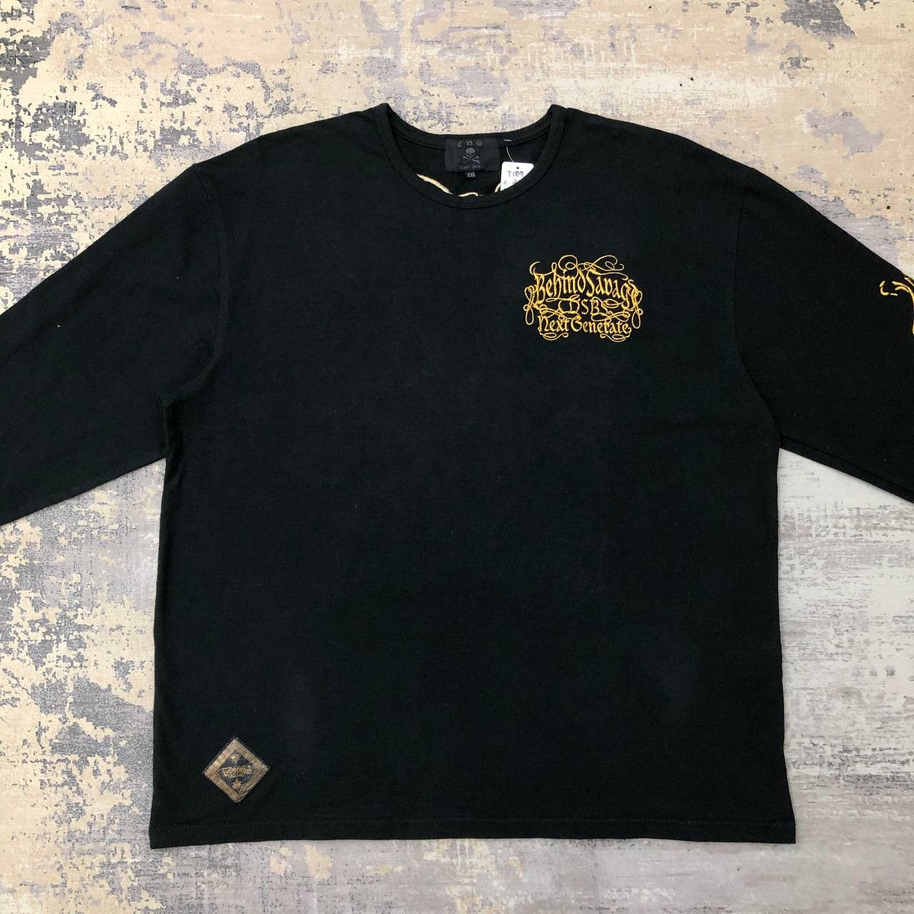 Japanese Brand T189 SUKAJAN EMBROIDERY BEHIND SAVAGE NEXT GENERATE TEE Size US XXL / EU 58 / 5 - 3 Thumbnail
