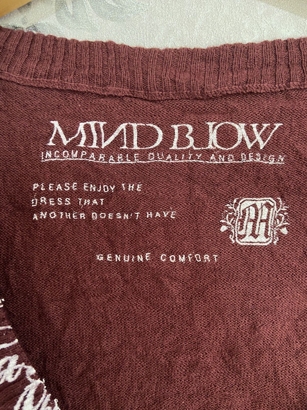 If Six Was Nine × Japanese Brand × Le Grande Bleu (L.G.B.) MINDBLOW Poem Cardigan Size US M / EU 48-50 / 2 - 6 Thumbnail