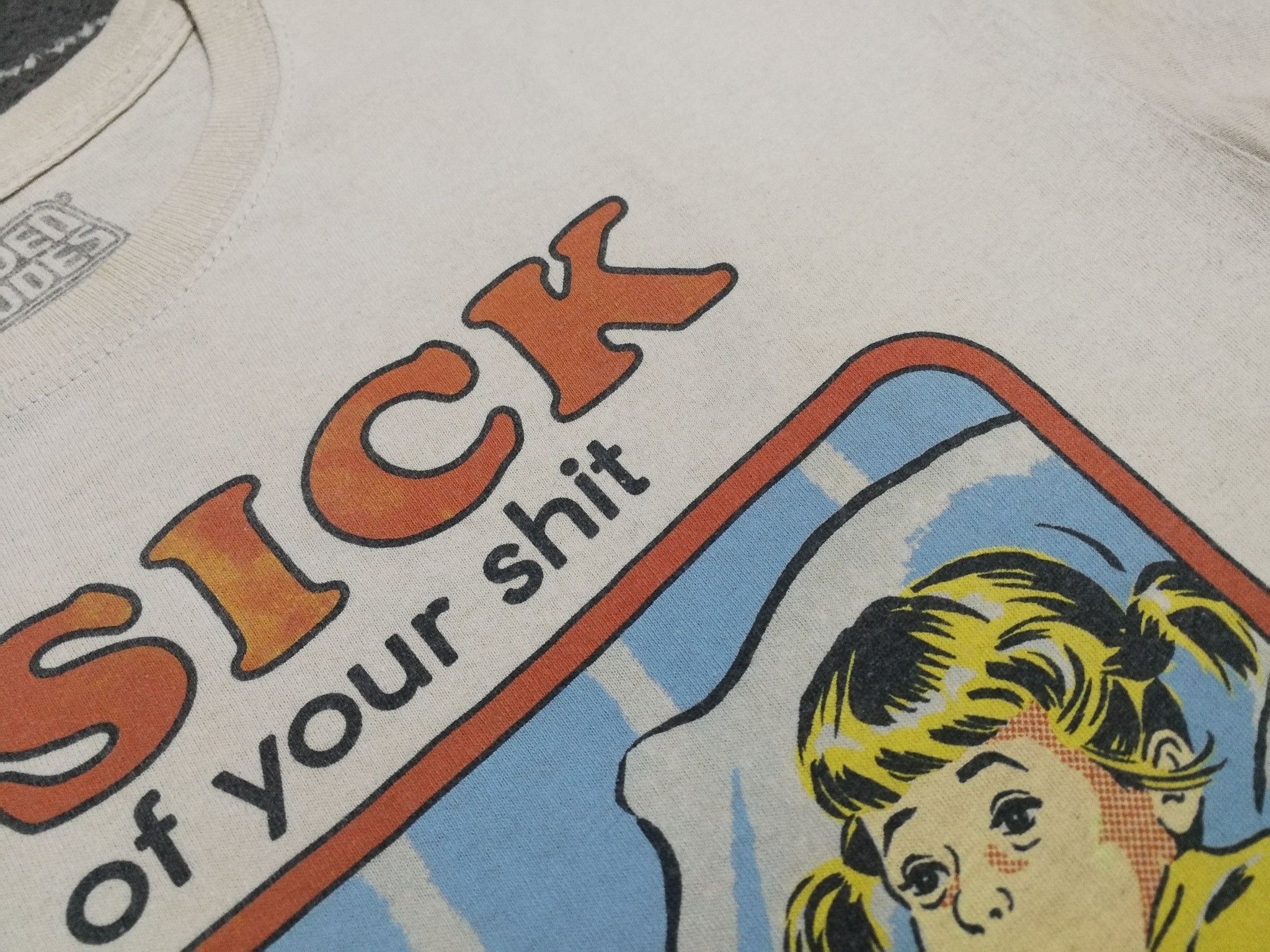 Vintage Steven Rhodes sick of your shirt S 1889 Size US M / EU 48-50 / 2 - 4 Thumbnail