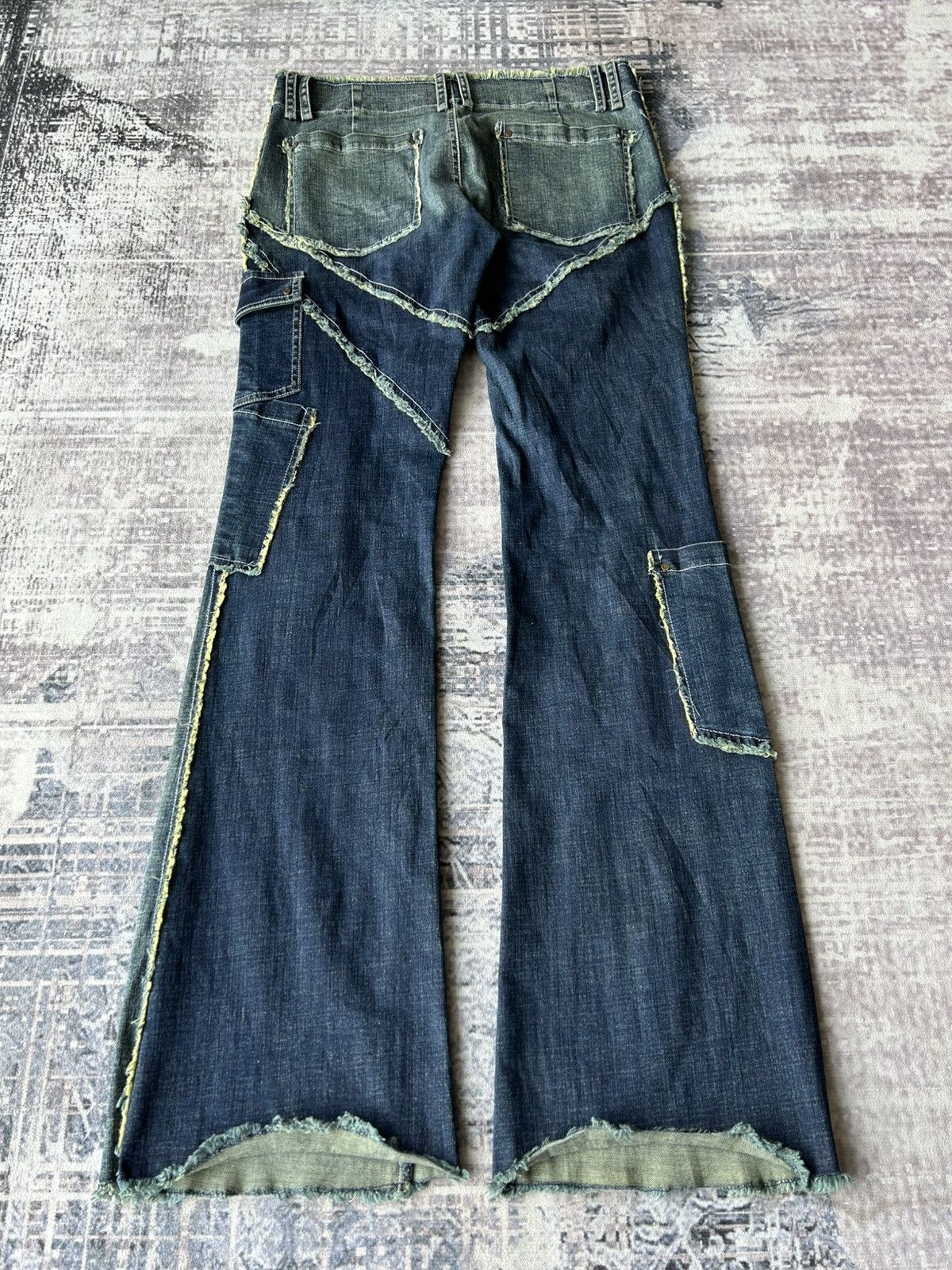 14th Addiction Y2K Flared Cargo Pants Size US 28 / EU 44 - 3 Thumbnail
