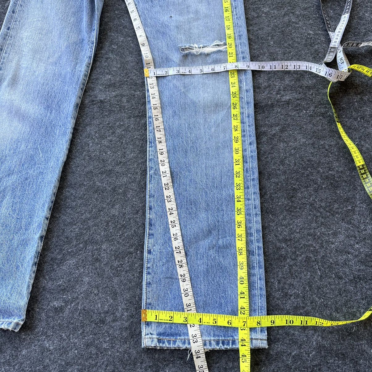 Levi's Vintage Levis 501 Mexico Blue Denim 33x34 D635 Size US 33 - 10 Thumbnail