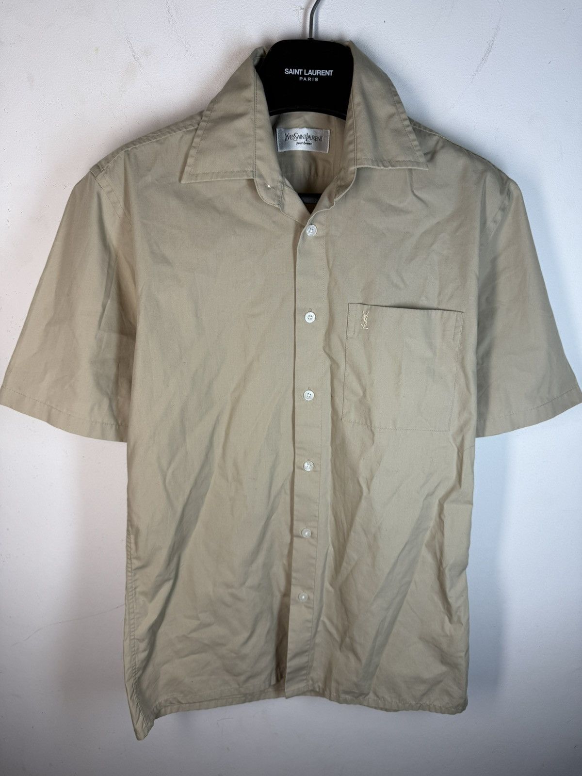 Summer YSL Shirt Beige Old Money
