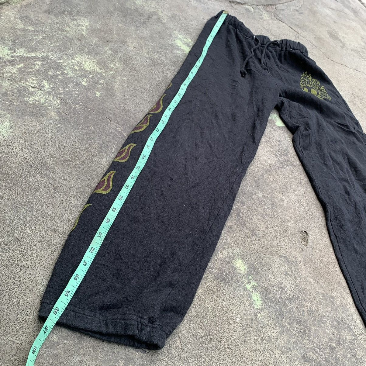 Japanese Brand FLAKE JAPAN Flame skull streetwear jogger pants Size US 29 - 11 Thumbnail