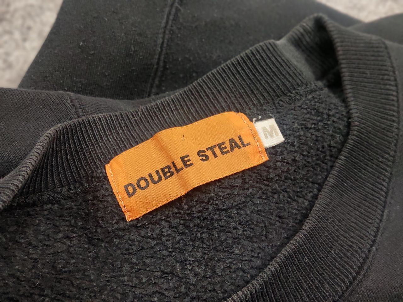 Japanese Brand Vintage 90's Double Steal Japanese Logo Black Sweatshirt Size US M / EU 48-50 / 2 - 18 Thumbnail