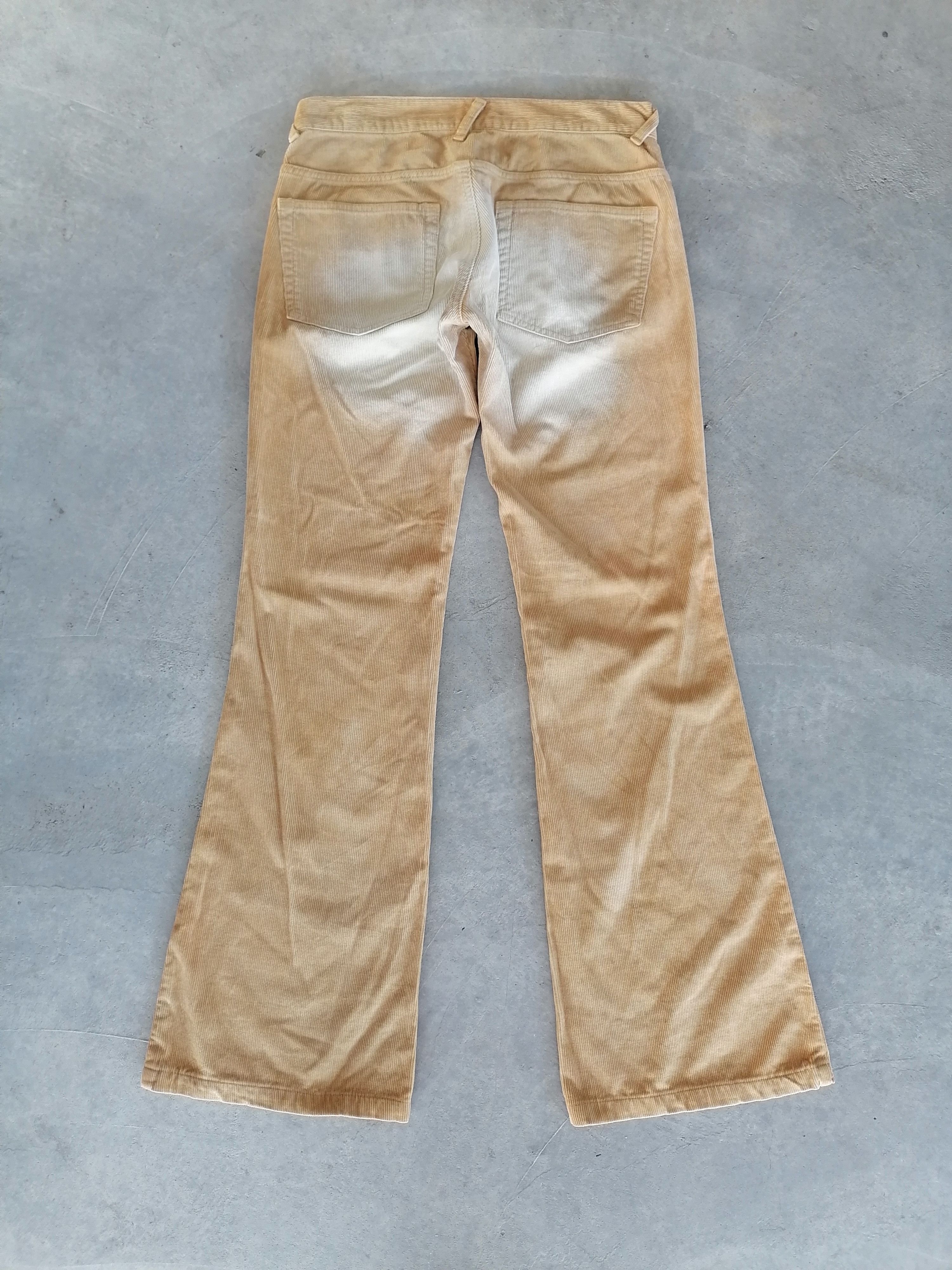 Japanese Brand × Vintage Flare Jeans Japanese Brand Claw Mark Couldroy Yellow Pants Size US 30 / EU 46 - 7 Thumbnail