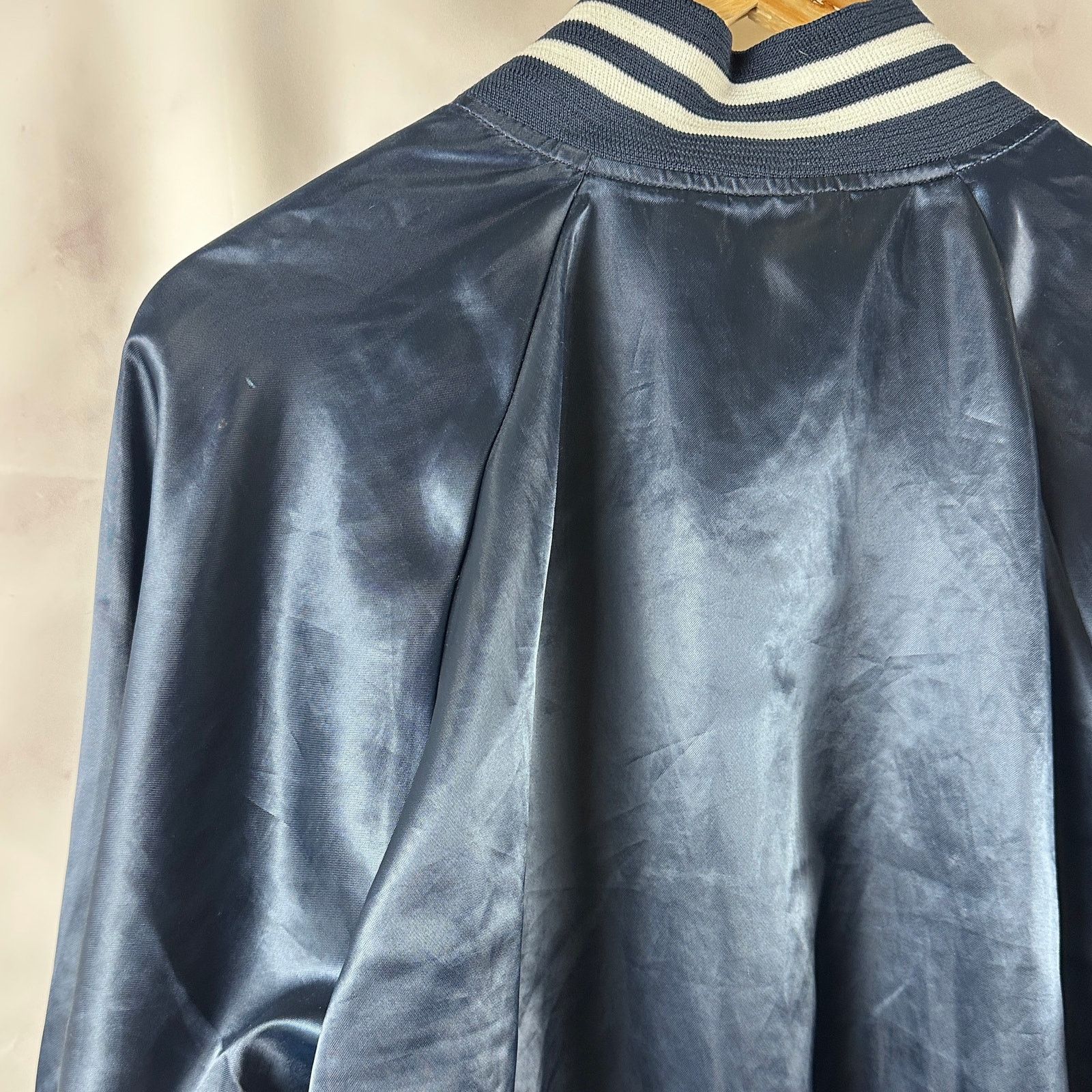 Vintage Vintage Nemesis Sportswear Navy Varsity Jacket Size US M / EU 48-50 / 2 - 6 Thumbnail