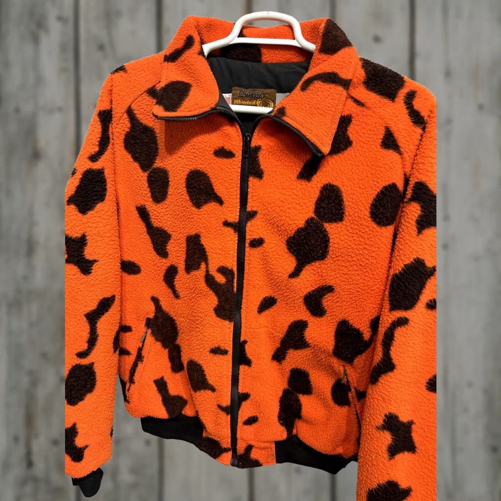 Vintage VINTAGE Cabela's Jacket Mens 2XL Orange Camouflage Fleece Insulated HUNTING Jacket Size US XXL / EU 58 / 5 - 1 Thumbnail