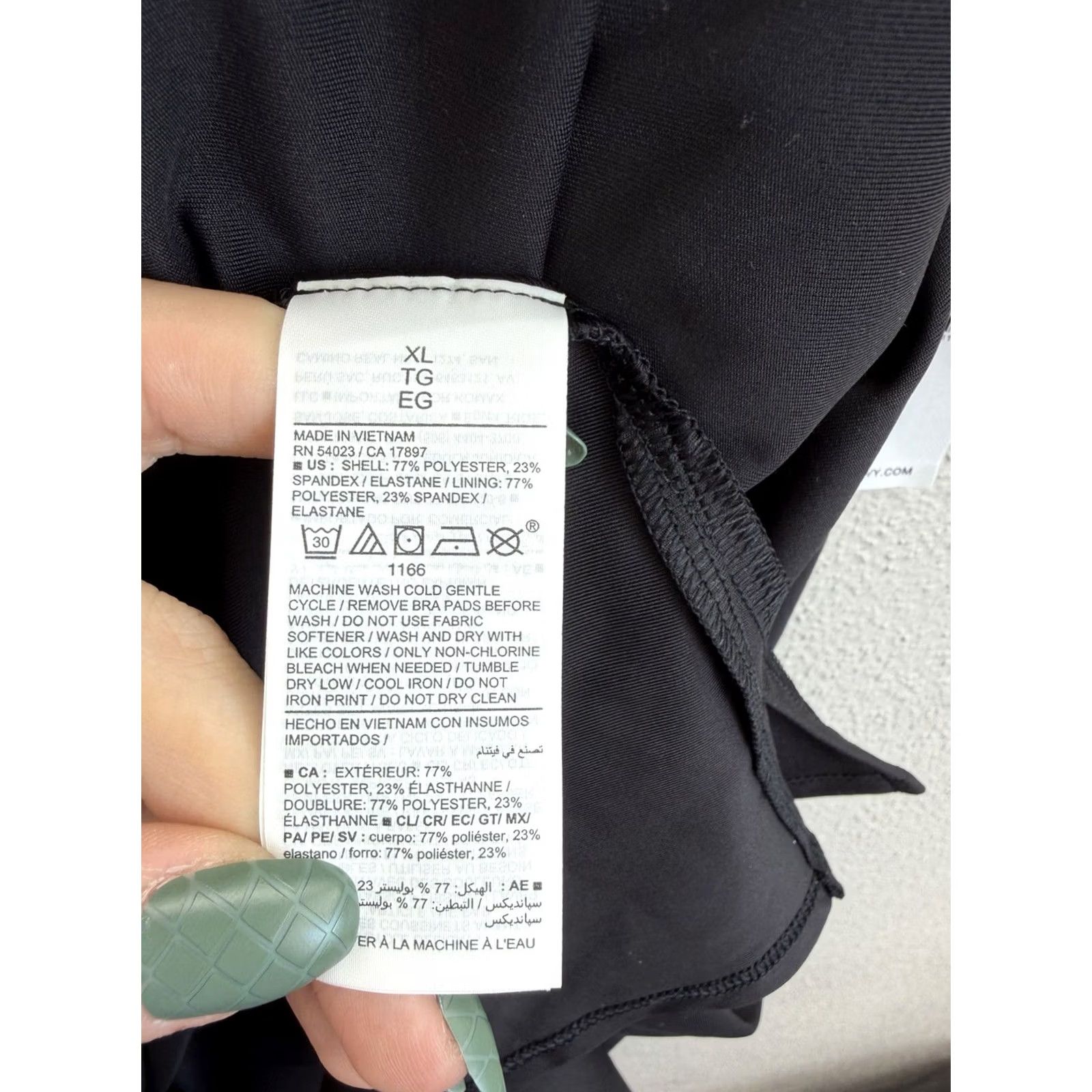 Old Navy Old Navy Active Dress Womens XL Powersoft Black One Piece Sport NWTs Dress Sleeveless Short Solid Pattern Size XL / US 12-14 / IT 48-50 - 7 Thumbnail