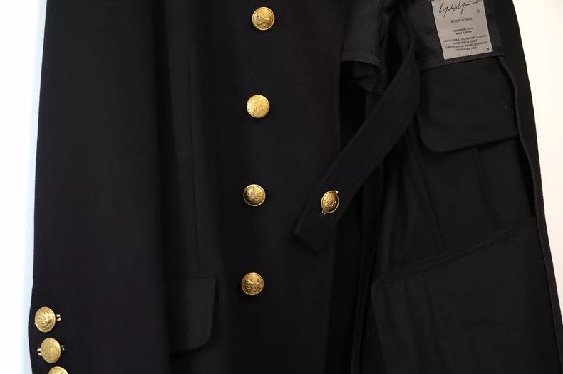 Yohji Yamamoto Yohji Yamamoto 19 AW Gold Button Sheepskin People's Jacket Size US L / EU 52-54 / 3 - 4 Thumbnail