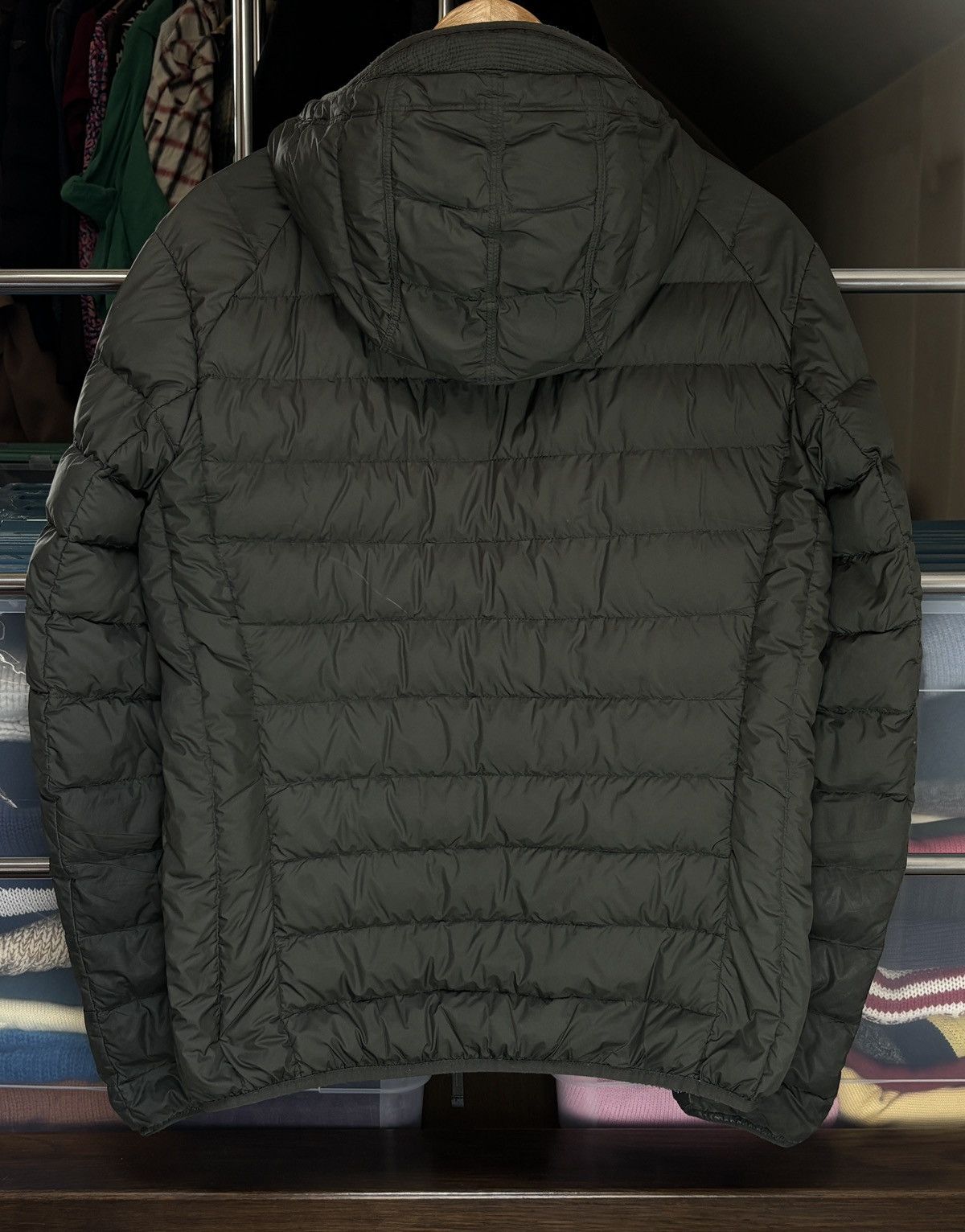Parajumpers Parajumpers Khaki Hooded Down Puffer Outdoor Jacket Size US L / EU 52-54 / 3 - 8 Thumbnail