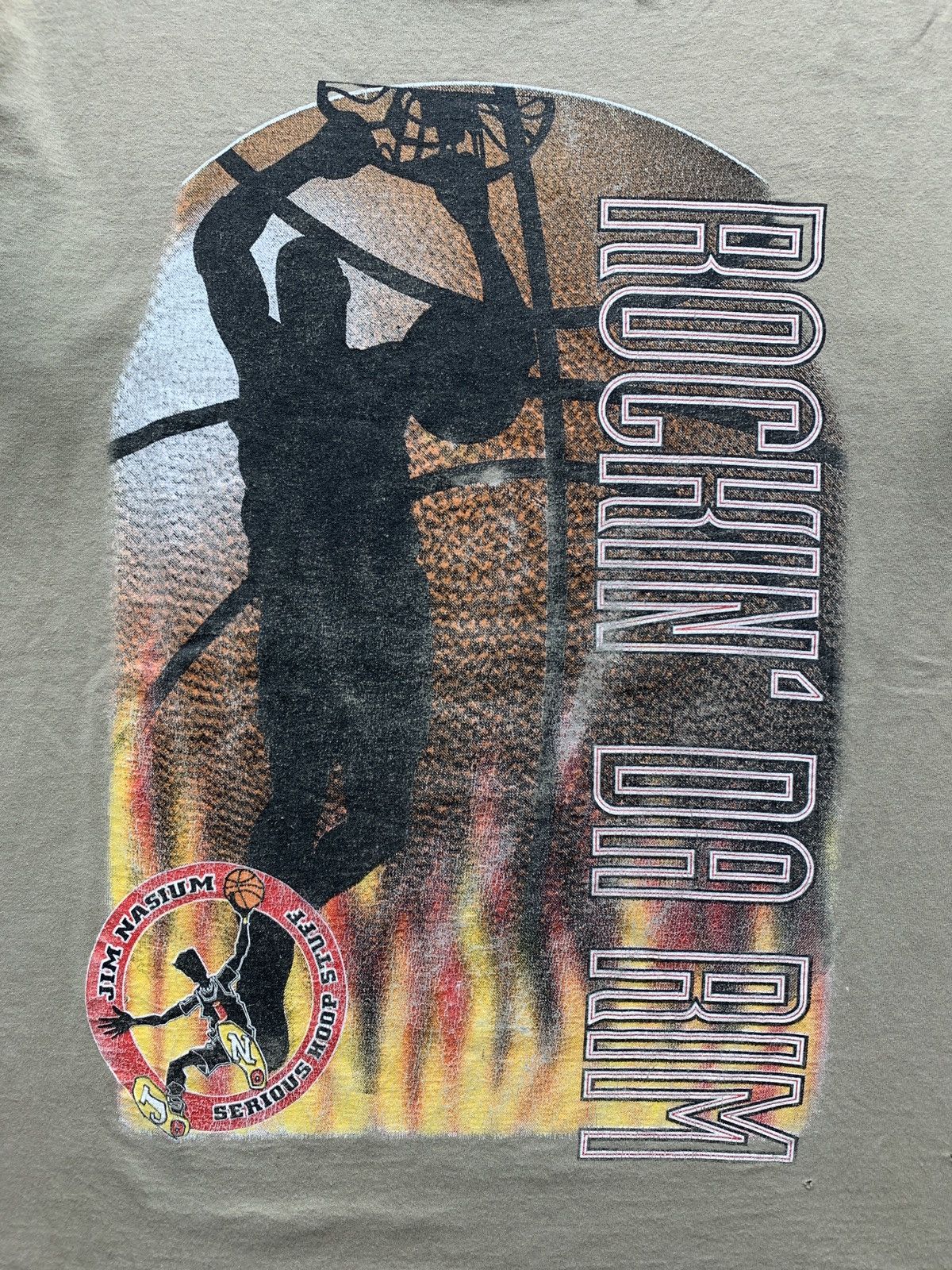 Vintage Vintage 90s Jim Nasium Basketball Graphic Tee Size US L / EU 52-54 / 3 - 2 Thumbnail