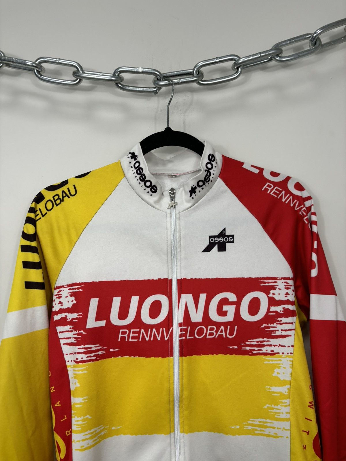 Vintage Assos Luongo Rennvelobau Rare Bike Cycling Jersey Size US L / EU 52-54 / 3 - 6 Thumbnail