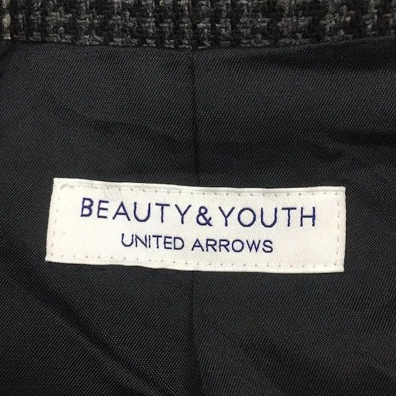 BEAUTY&YOUTH × United Arrows BEAUTY & YOUTH United Arrows Checked PeaCoat Parka Jacket Size L / US 10 / IT 46 - 5 Thumbnail