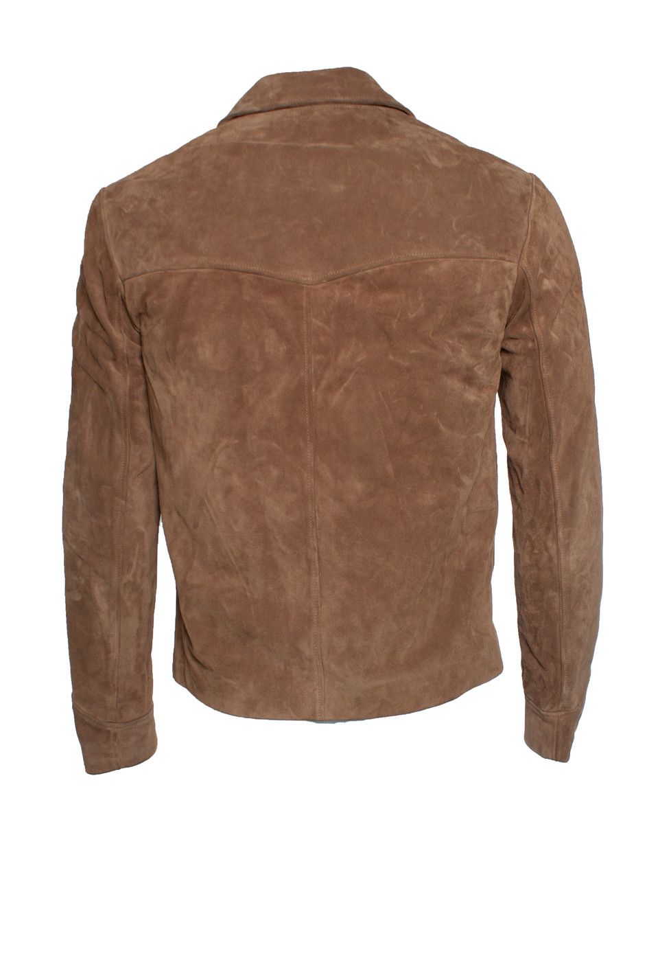 Saint Laurent Paris Saint Laurent, Suede western jacket in cognac 2019 Size US M / EU 48-50 / 2 - 2 Thumbnail