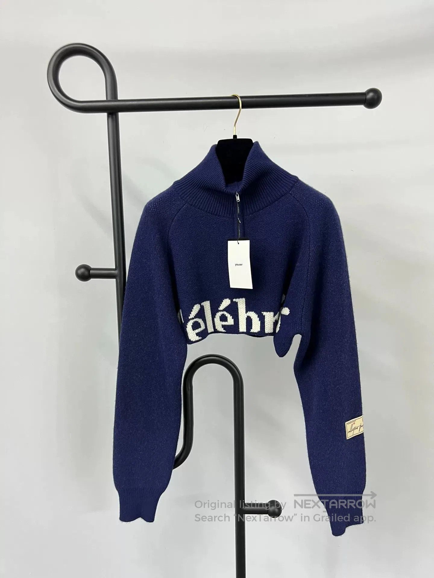 Other YOUSER Short Letter Print Zip Knit Sweater. Size US M / EU 48-50 / 2 - 1 Thumbnail