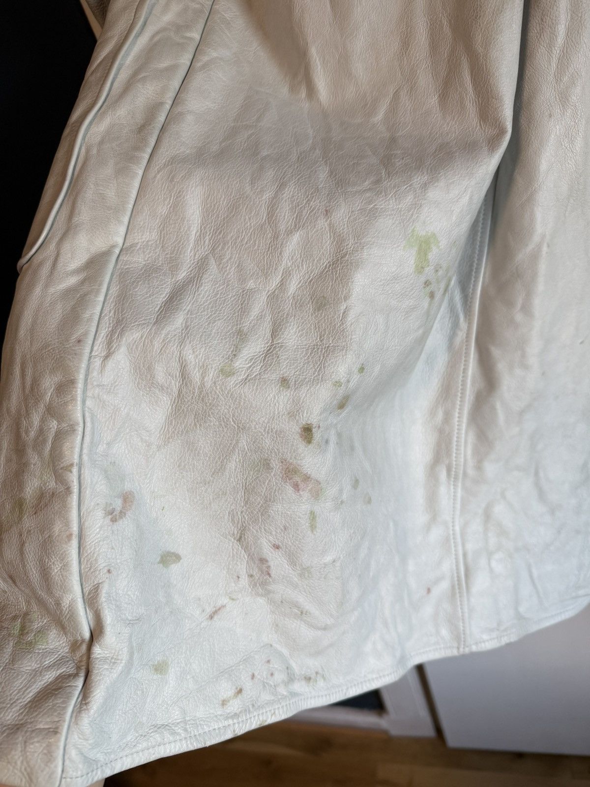 Carpe Diem Dirty white leather lab coat Size US S / EU 44-46 / 1 - 5 Thumbnail
