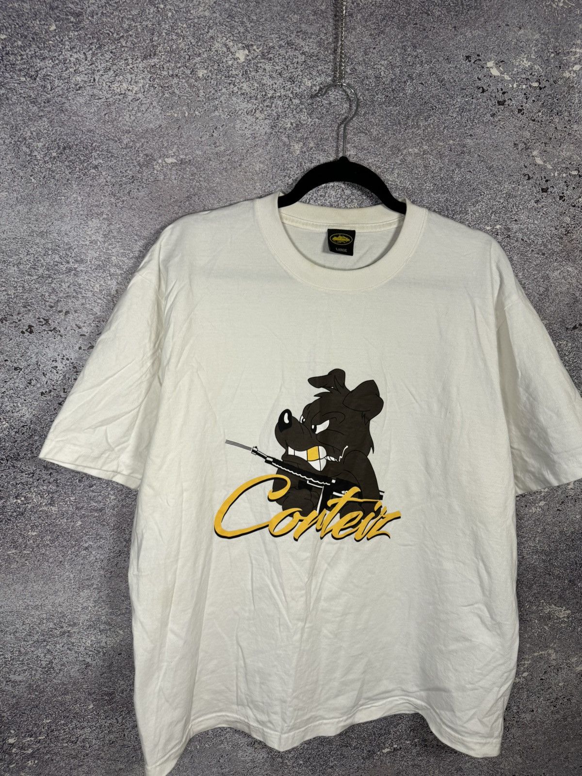 Corteiz Oversized Printed Logo T-Shirt Large