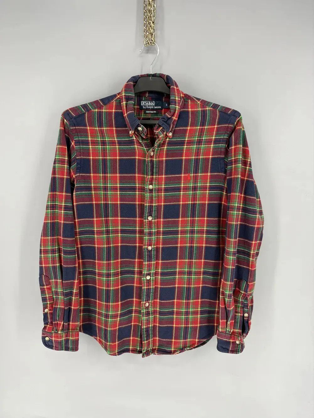 Polo Ralph Lauren Vintage Flannel Polo Raplh Lauren Plaid Shirt Travis style Size US S / EU 44-46 / 1 - 1 Thumbnail