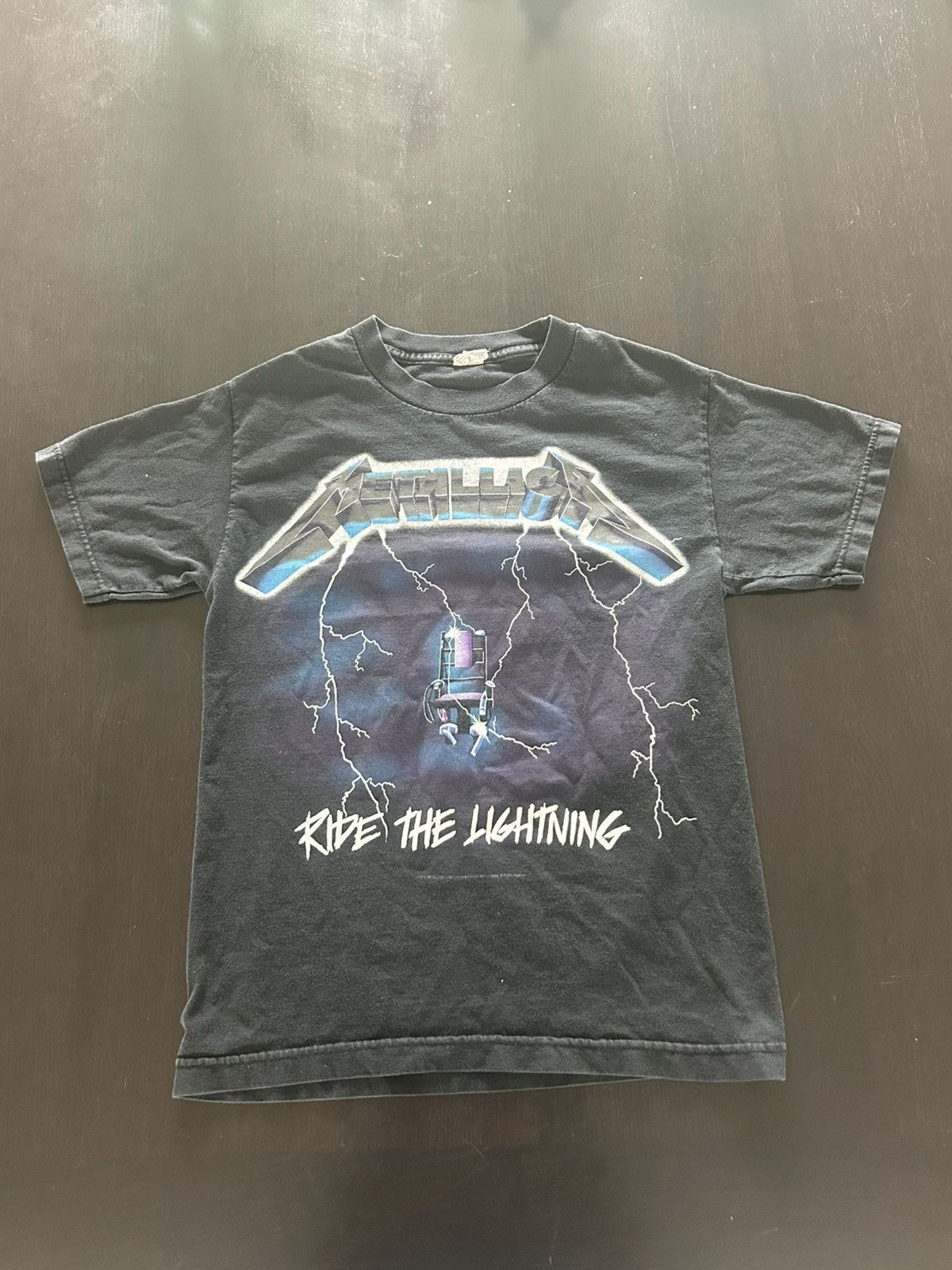 Band Tees × Metallica × Vintage Ride the lightning Metallica t shirt Size US S / EU 44-46 / 1 - 1 Thumbnail