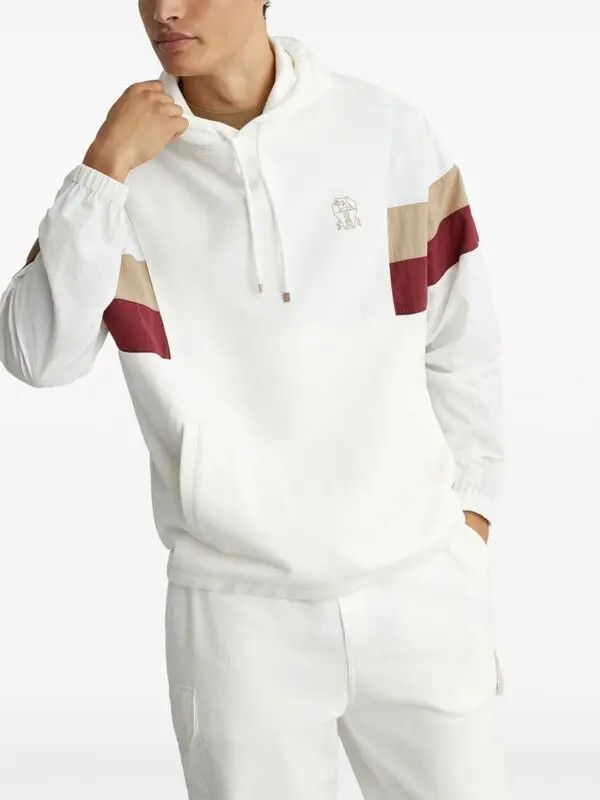 Brunello Cucinelli o1y0526 Hoodie in Multicolor Size US XL / EU 56 / 4 - 4 Thumbnail