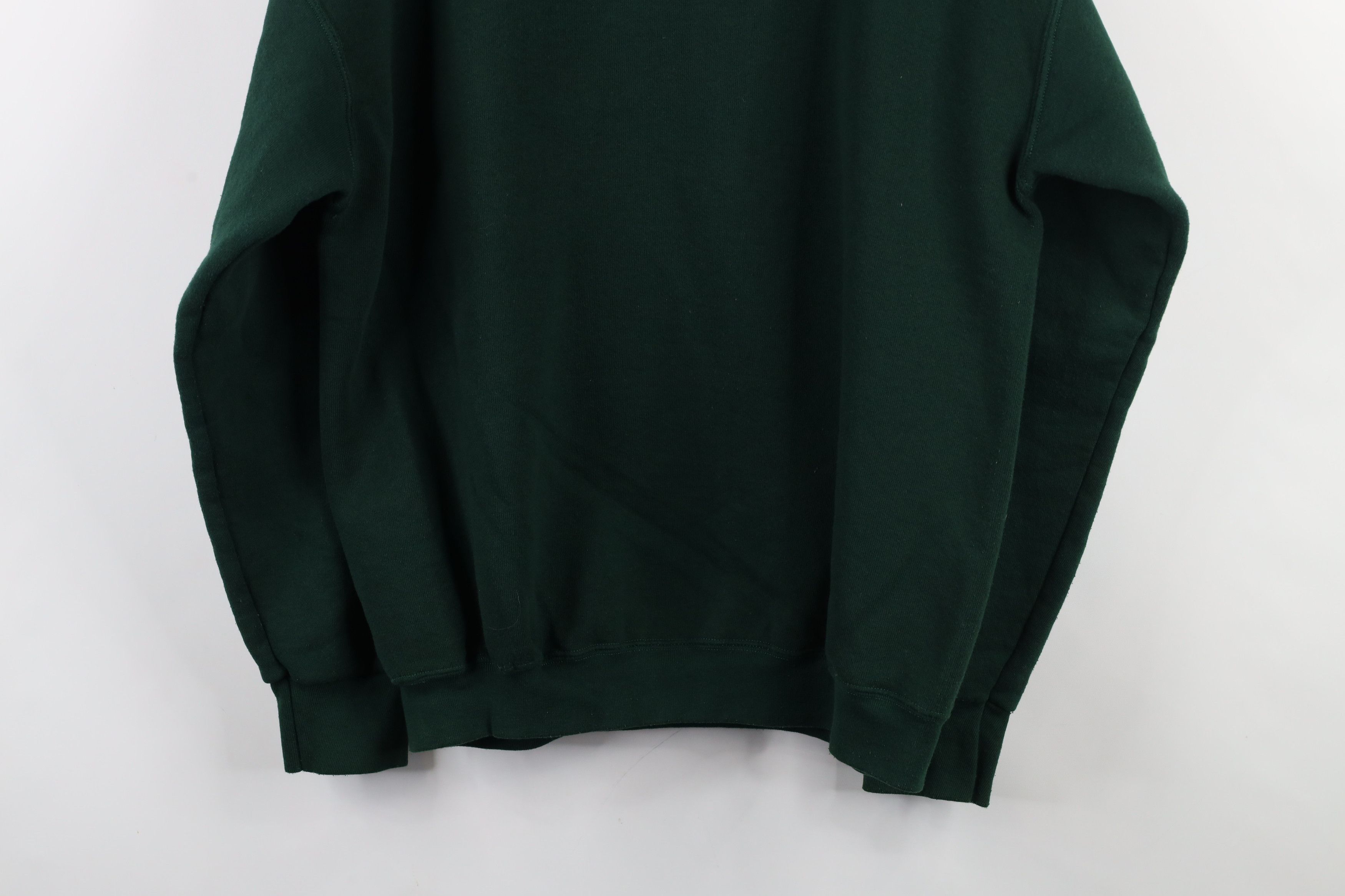 Vintage Vintage 90s Streetwear Crewneck Sweatshirt Hunter Green Size US L / EU 52-54 / 3 - 7 Thumbnail