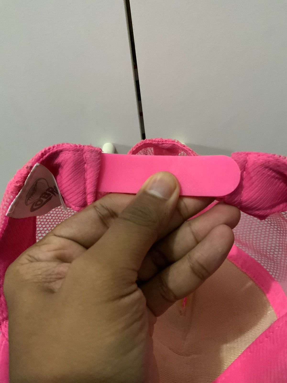 Vintage V Unit Pinky Trucker Hat Size ONE SIZE - 10 Thumbnail
