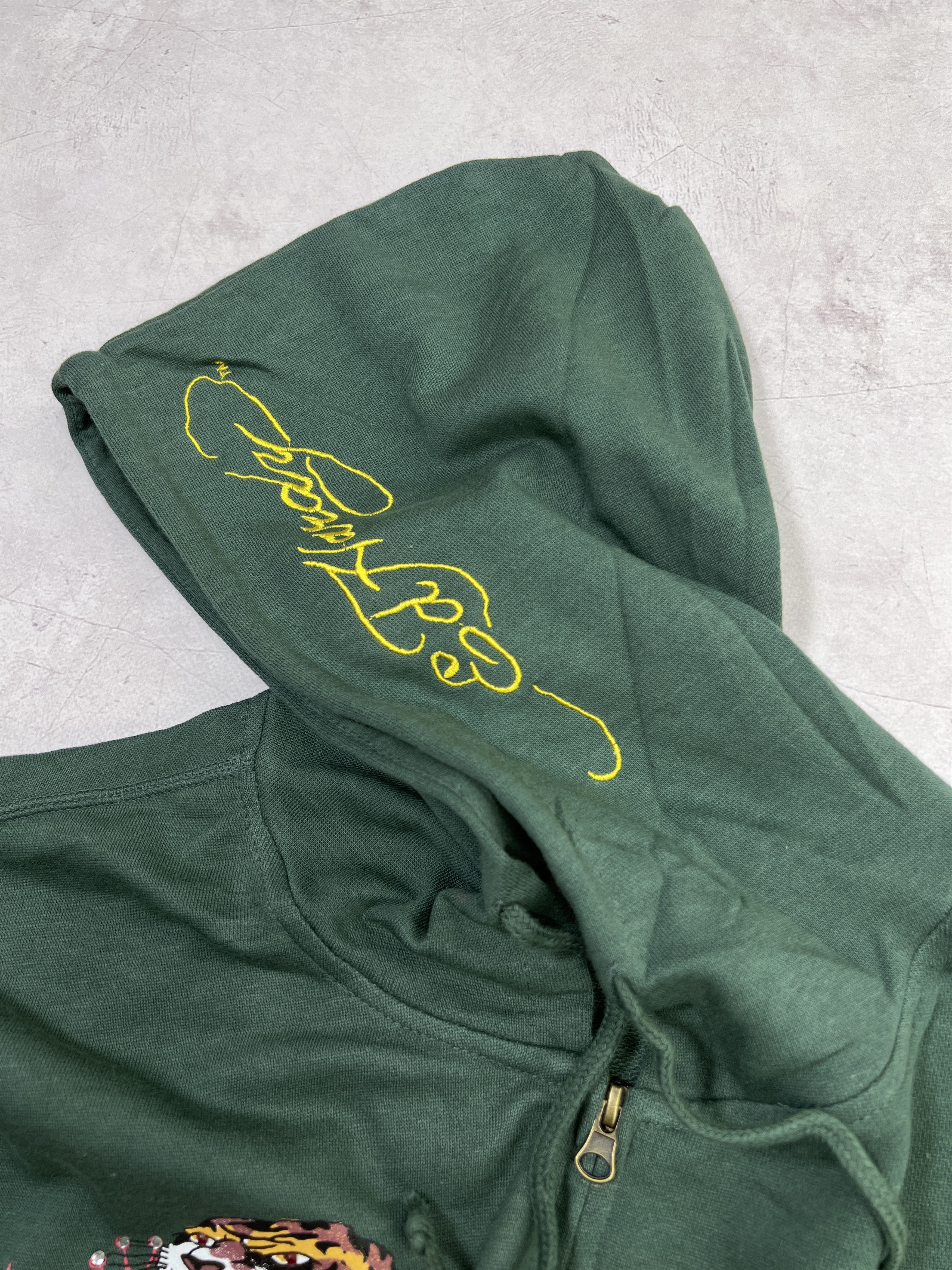 Ed Hardy Y2K Ed Hardy Zip Up Hoodie Christian Audigier Tiger & Skull Size US XL / EU 56 / 4 - 11 Thumbnail
