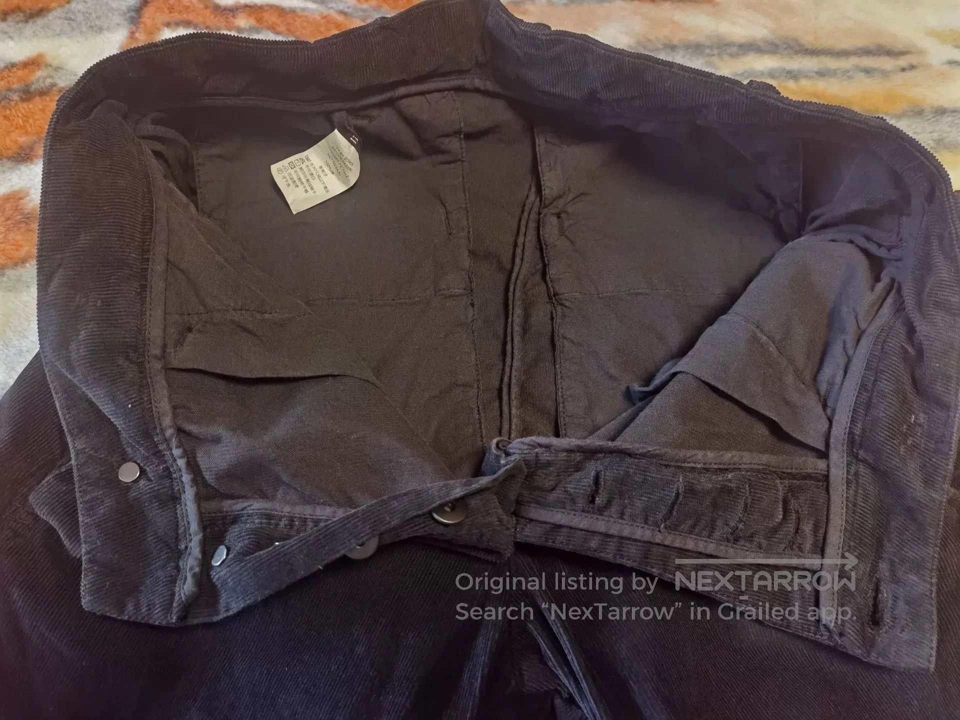 11 By Boris Bidjan Saberi Boris Bidjan Saberi Corduroy Pants. Size US 28 / EU 44 - 6 Thumbnail