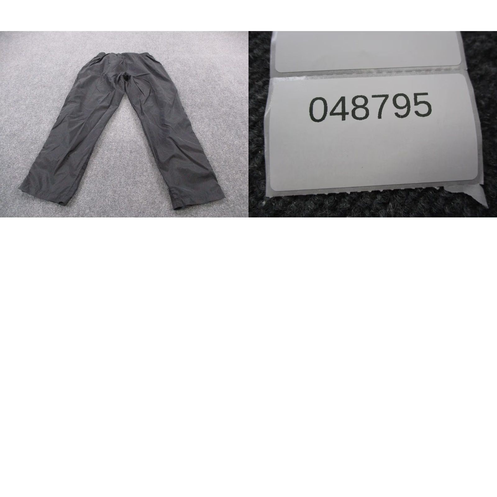 Nike Nike Pants Track Pants Mens XL Black Narrow Snap Windbreaker Style Vintage 90s Y2K Size US 31 - 9 Thumbnail