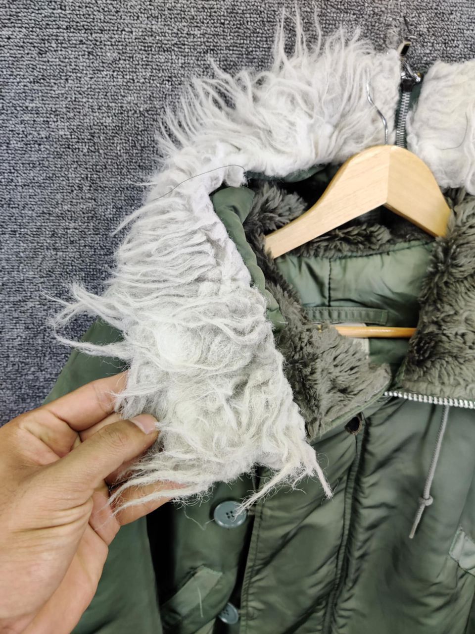 Alpha Industries Vintage 80's Alpha Industries N2B Bomber Fur Jacket Size US M / EU 48-50 / 2 - 7 Thumbnail