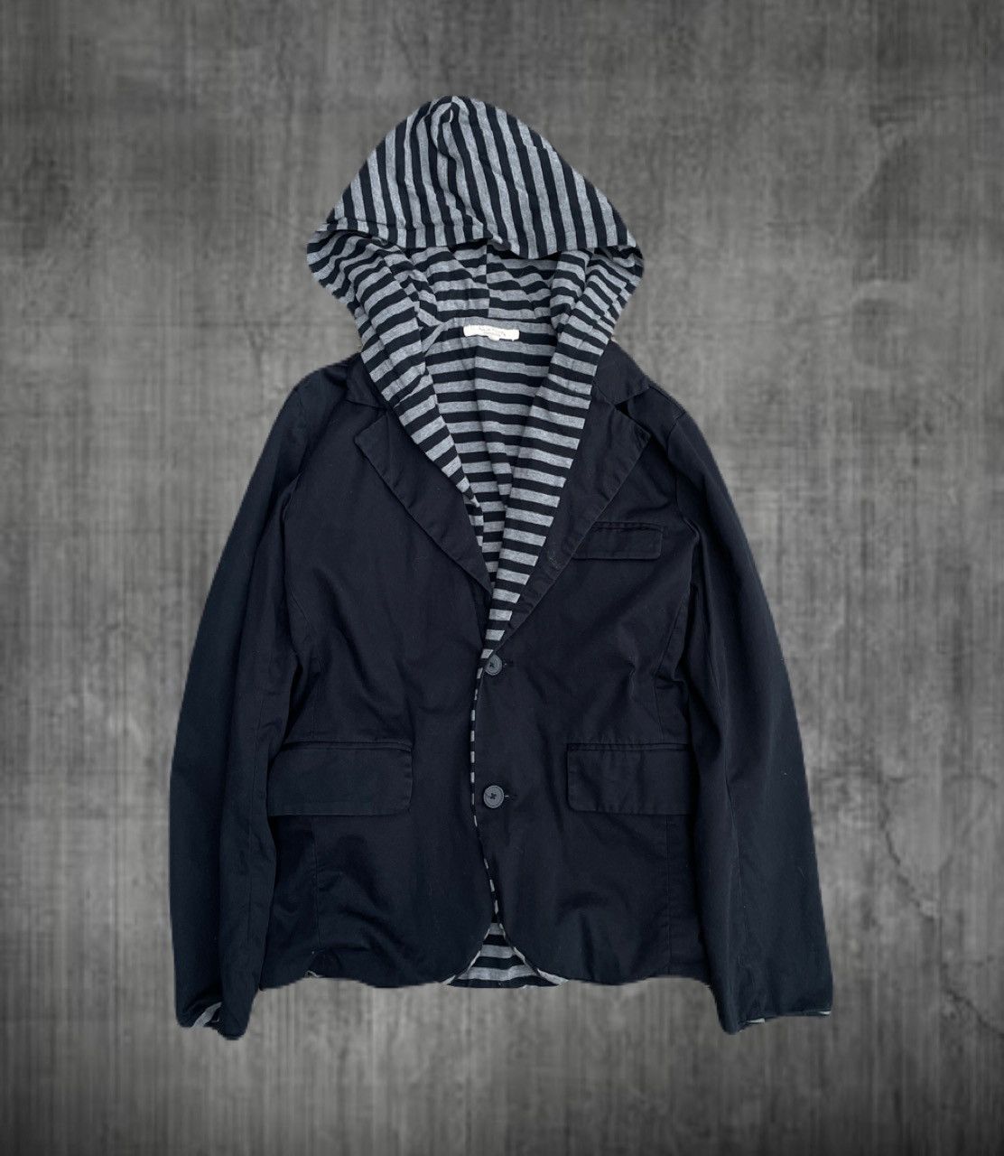 If Six Was Nine 2000s Japanese archive Vkei Bono Hooded Wool Zip