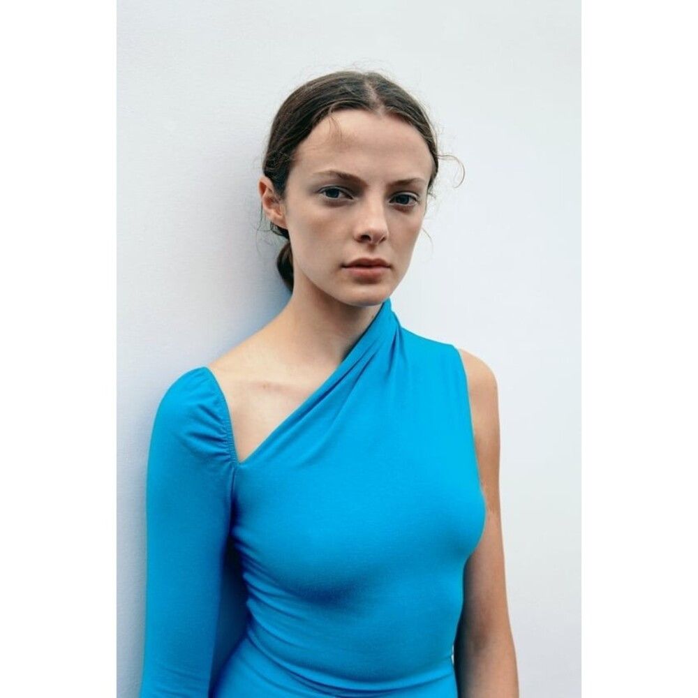 Zara Zara Asymmetrical Top Size Medium 5644/816 Size M / US 6-8 / IT 42-44 - 6 Thumbnail