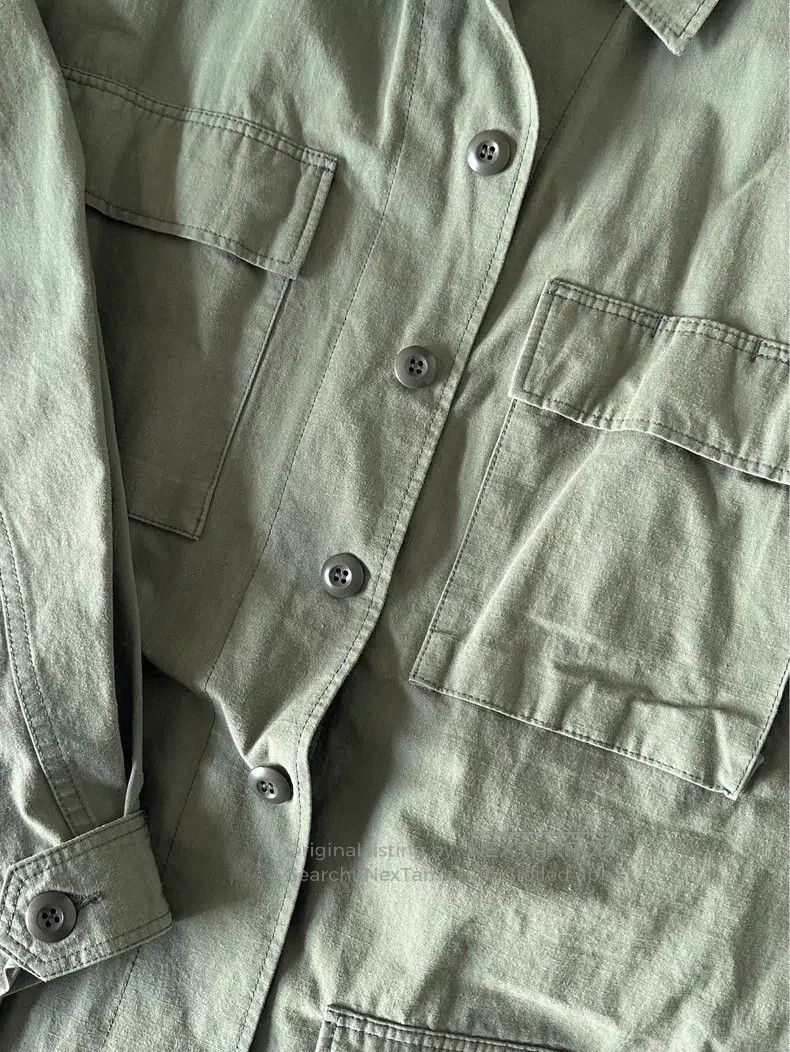 Wtaps Wtaps Military Green Four-Pocket Jacket Size US XL / EU 56 / 4 - 4 Thumbnail