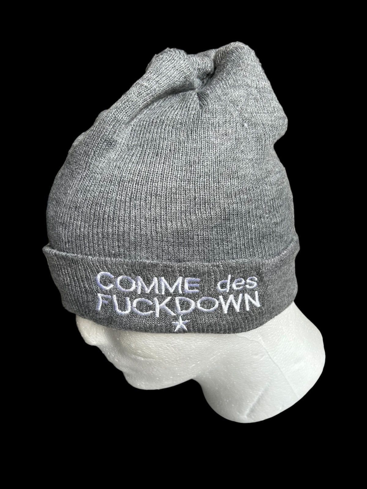Comme Des Fuck Down × Japanese Brand COMME des FUCK DOWN Beanie Hats ☠️ Size ONE SIZE - 4 Thumbnail