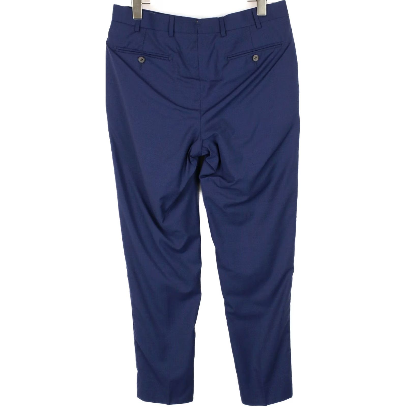 Suitsupply Suitsupply Brescia Trousers Plaid Wool Slim Fit Men UK 36 / W32 Blue Dress Pants Size US 36 / EU 52 - 2 Thumbnail