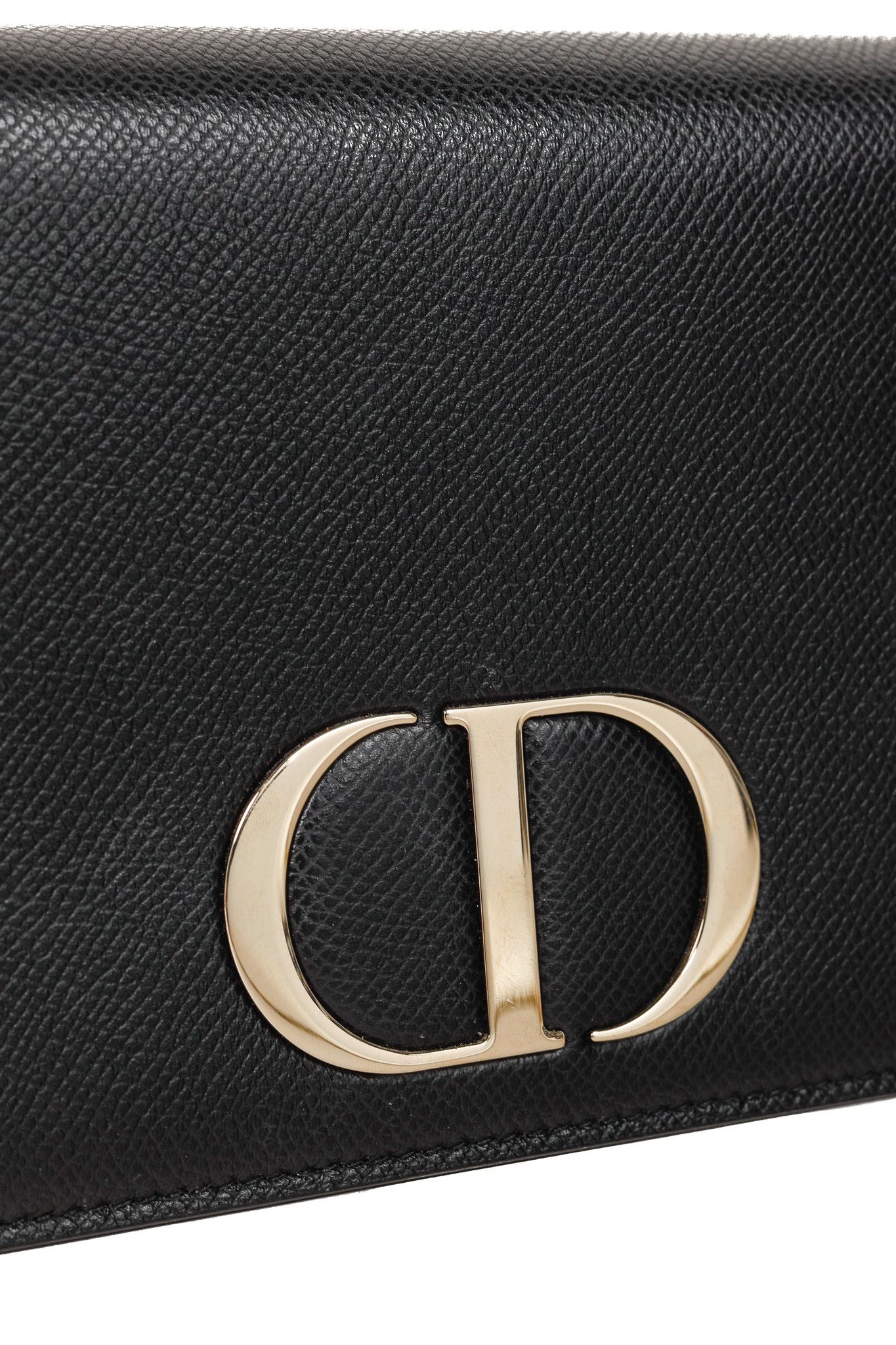 Dior Christian Dior 30 Montaigne Black Leather 2-in-1 Pouch Size ONE SIZE - 11 Thumbnail