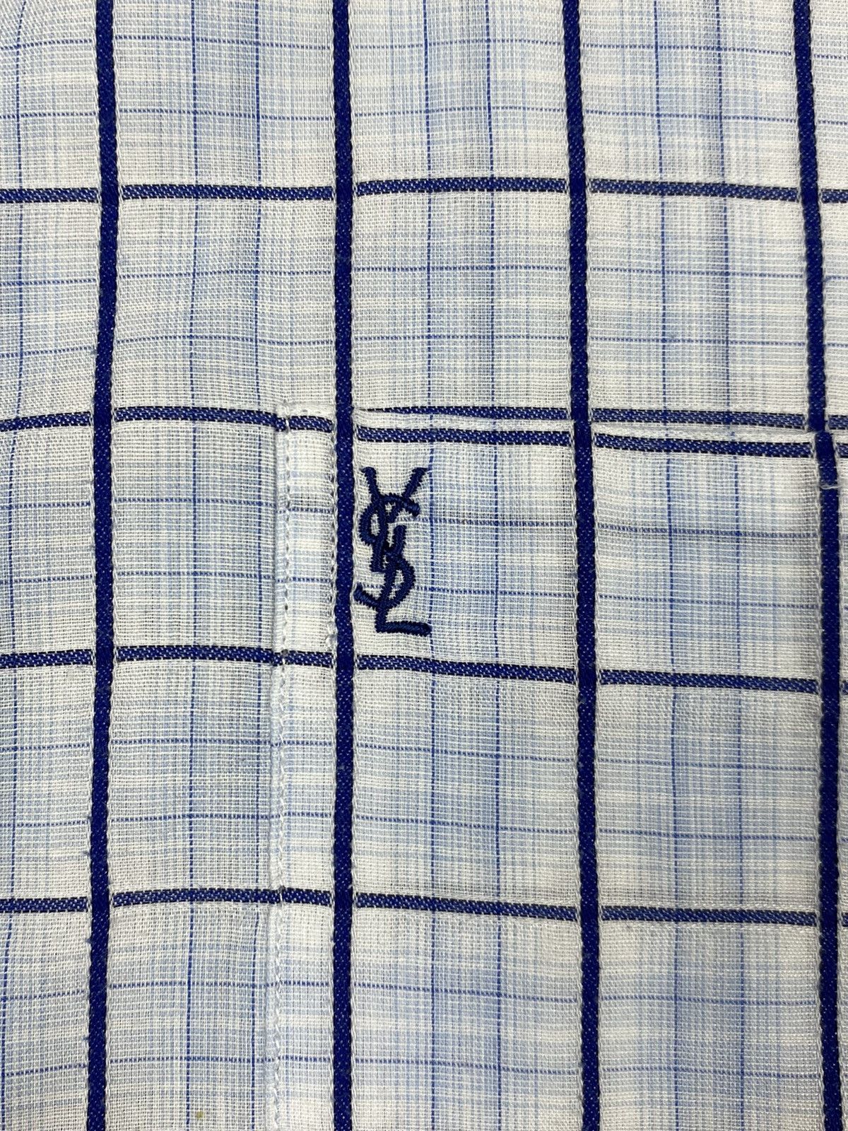 Yves Saint Laurent Vintage Yves Saint Laurent Button Up Shirt Size US L / EU 52-54 / 3 - 8 Thumbnail