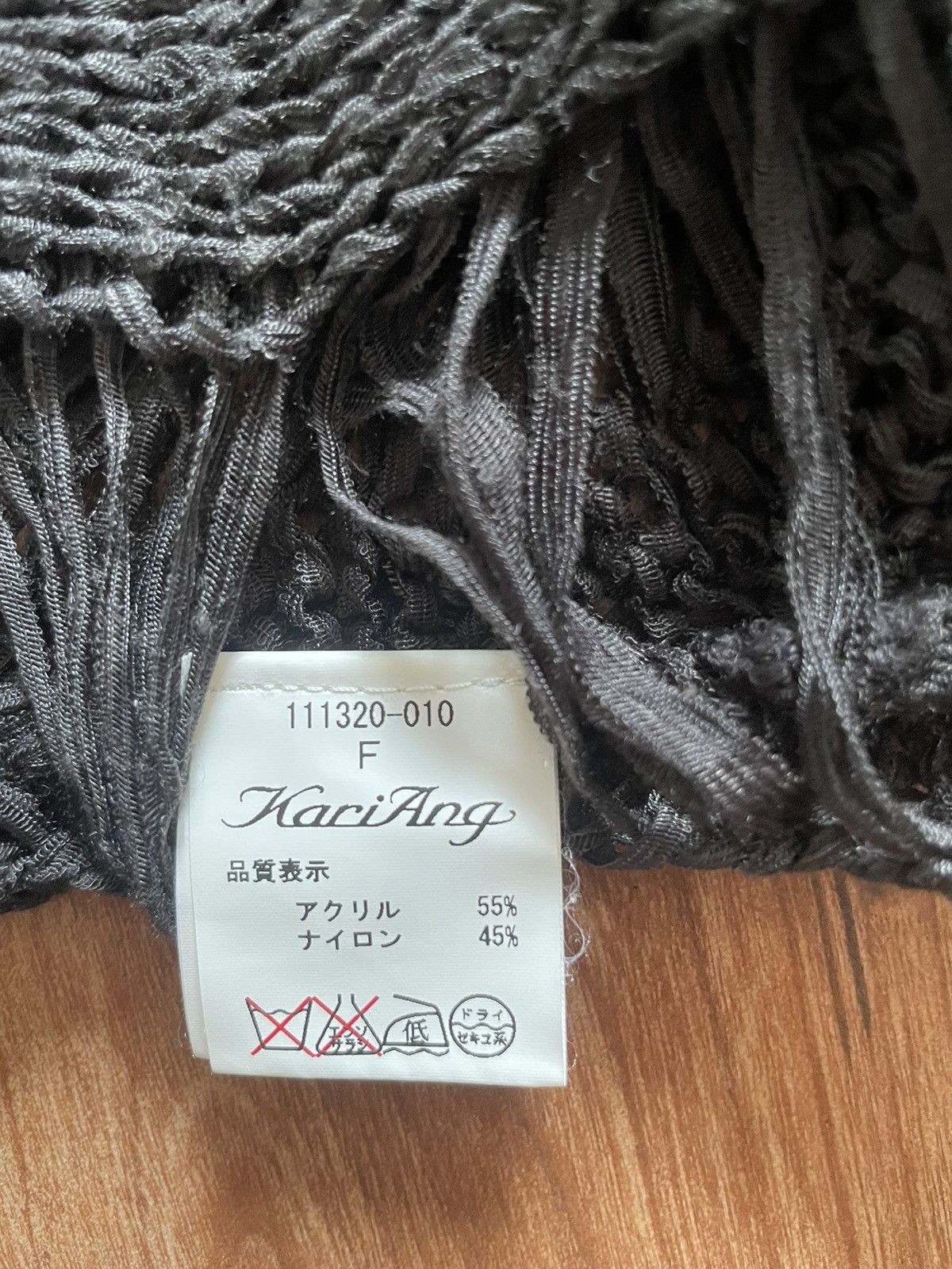 Japanese Brand Kari Ang Knit Blouse Size ONE SIZE - 3 Thumbnail