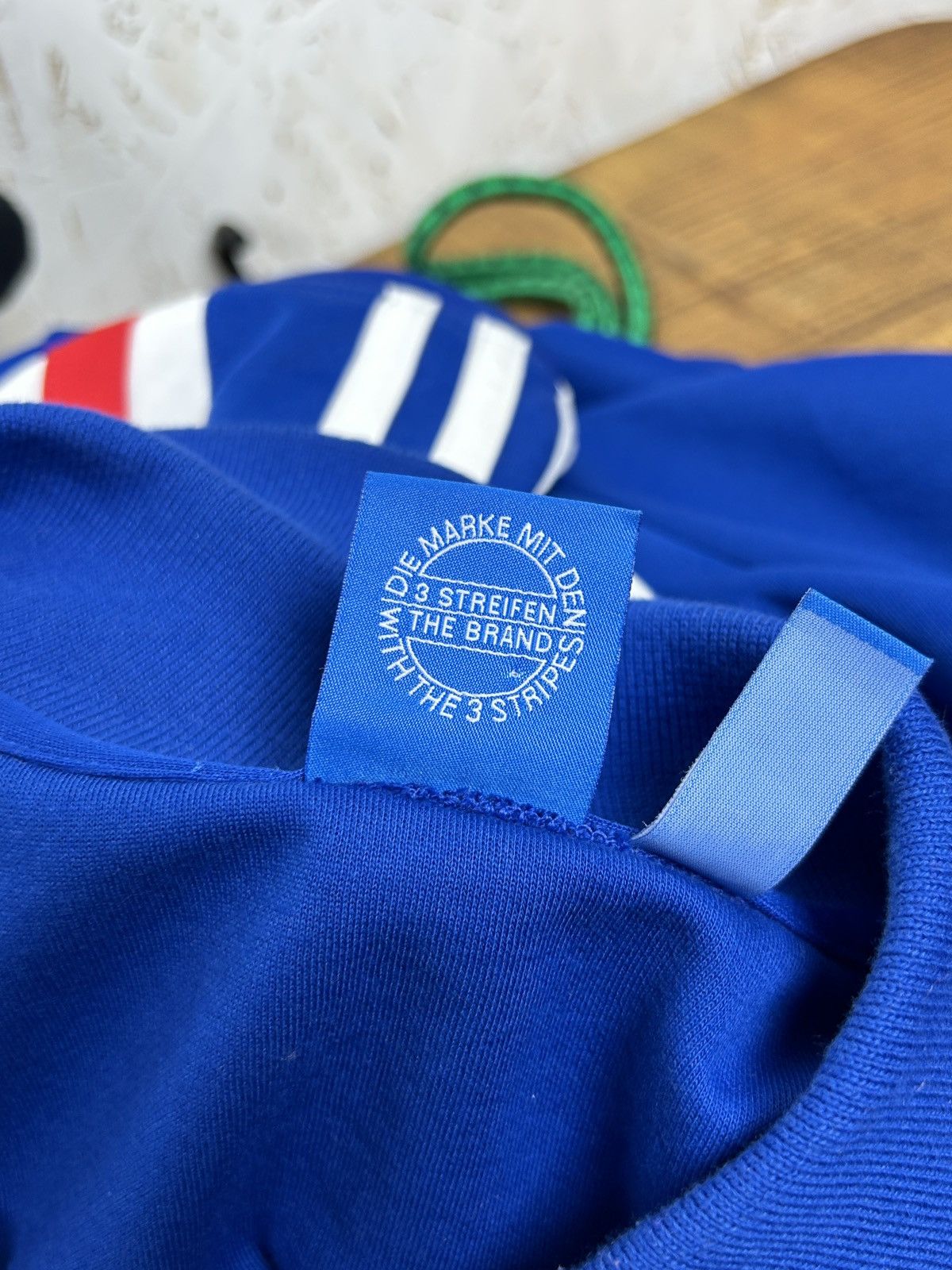 Adidas Adidas Retro 1984/86 Originals 2013 France Soccer Jersey L Size US L / EU 52-54 / 3 - 9 Thumbnail