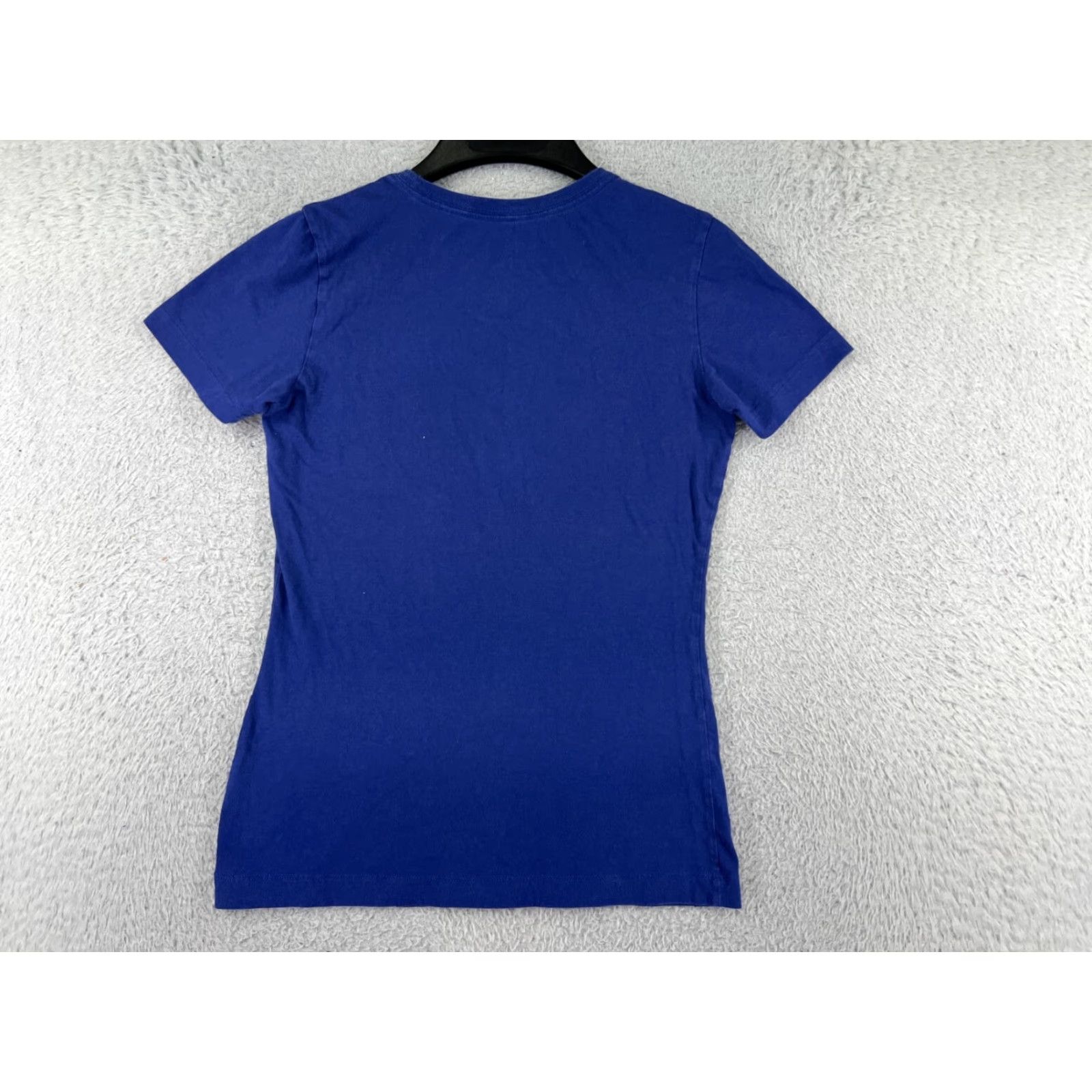 Nike Nike T-Shirt Girls Medium Blue Athletic Swoosh Casual Short Sleeve Jersey Beach Surf Skate Size M / US 6-8 / IT 42-44 - 2 Thumbnail
