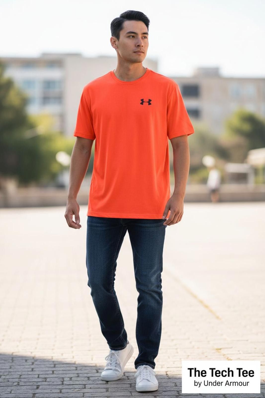 Under Armour Under Armour The Tech Tee Men's Short Sleeve T-Shirt Orange Size US XXL / EU 58 / 5 - 1 Thumbnail