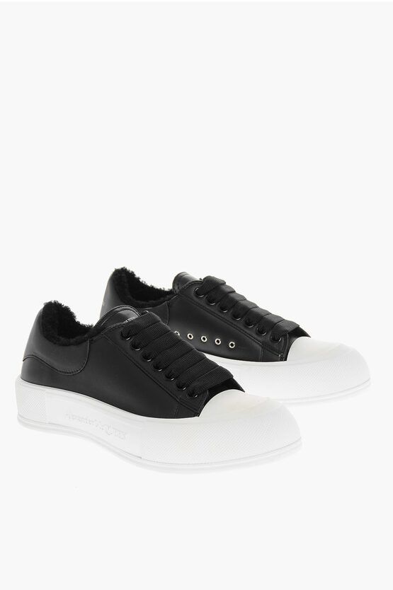 alexander mcqueen two tone sneakers