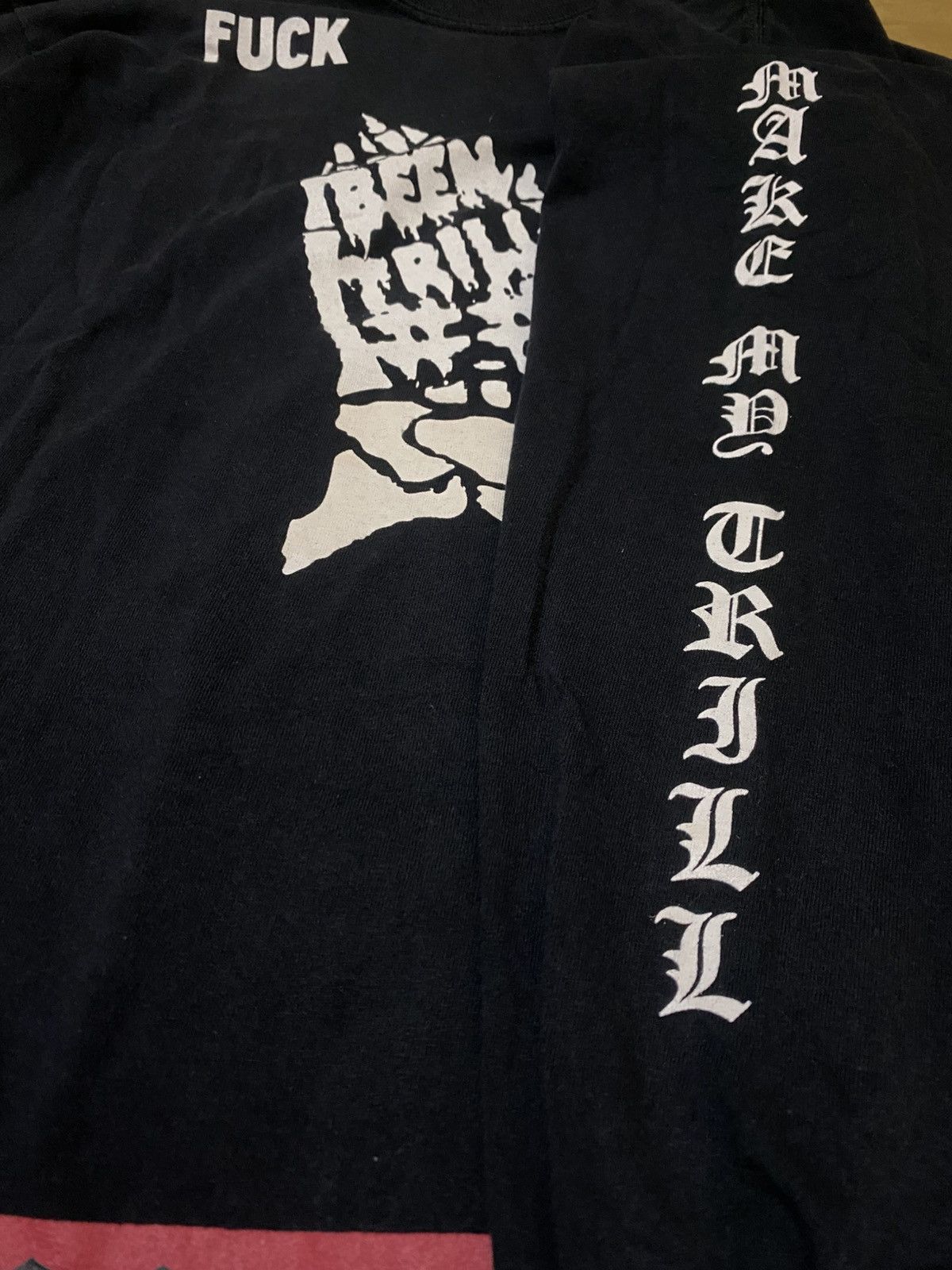 Been Trill Been Trill Fxxk Off Make Me Trill Long Sleeve T Shirt Size US L / EU 52-54 / 3 - 4 Thumbnail