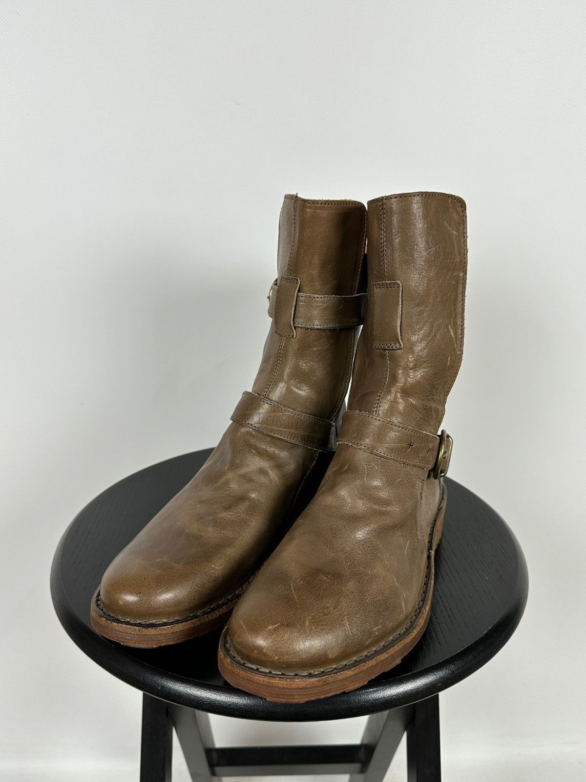 Fiorentini + Baker Fiorentini + Baker Eternity 2 Buckle Moto Ankle Boots Size US 7 / IT 37 - 8 Thumbnail