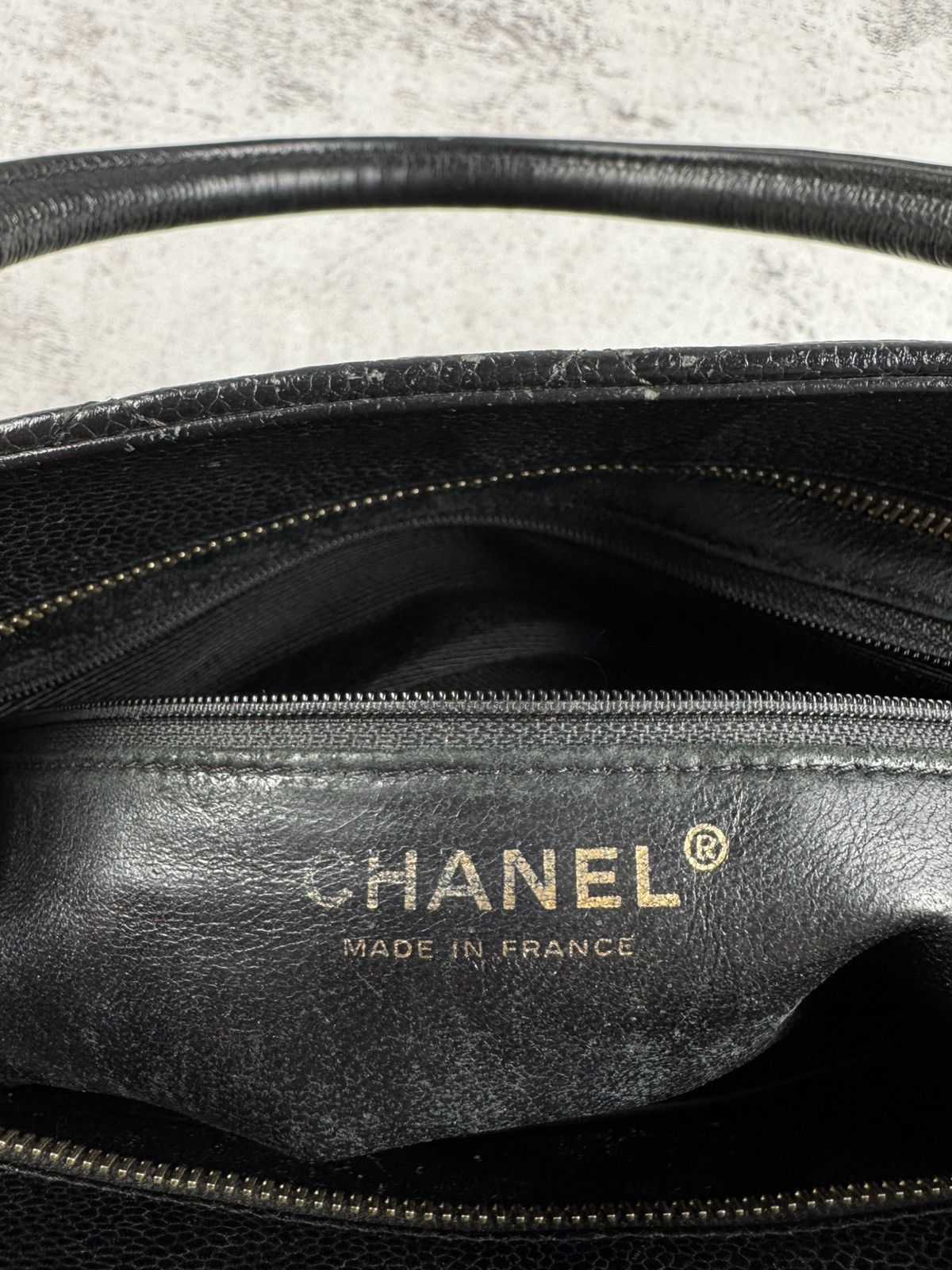 Chanel × Vintage Vintage Chanel Paris Reprint Black Tote Bag Size ONE SIZE - 11 Thumbnail