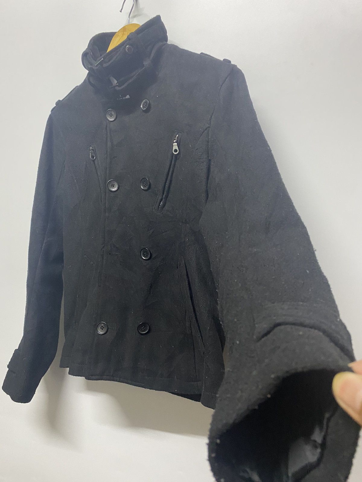 14th Addiction Vtg In The Attic Rockers Garment Multi Pocket Wool Jacket Size US L / EU 52-54 / 3 - 6 Thumbnail