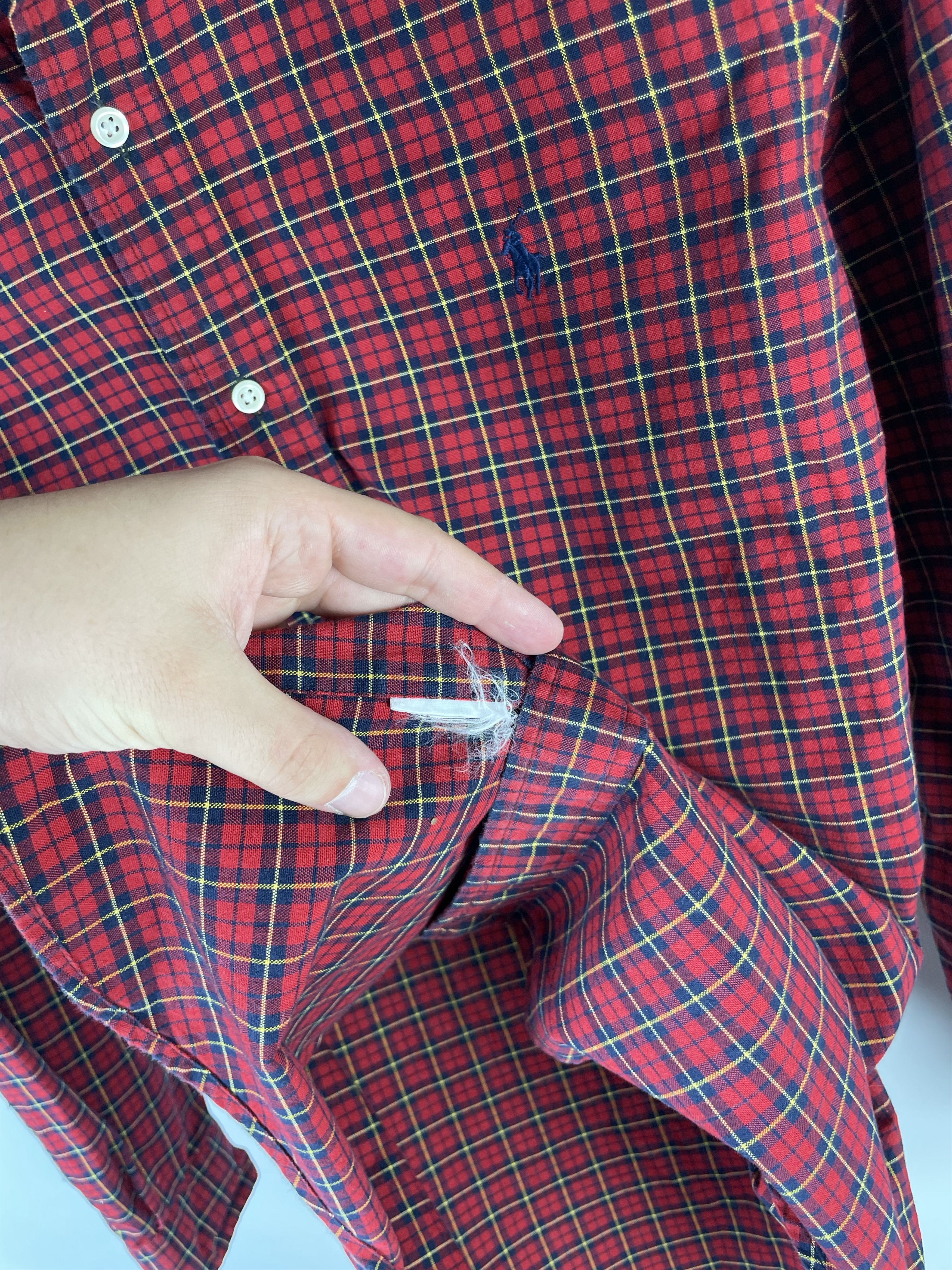 Flannel × Polo Ralph Lauren × Vintage Flannel Polo Ralph Lauren Vintage Mens Shirt Size US M / EU 48-50 / 2 - 7 Thumbnail