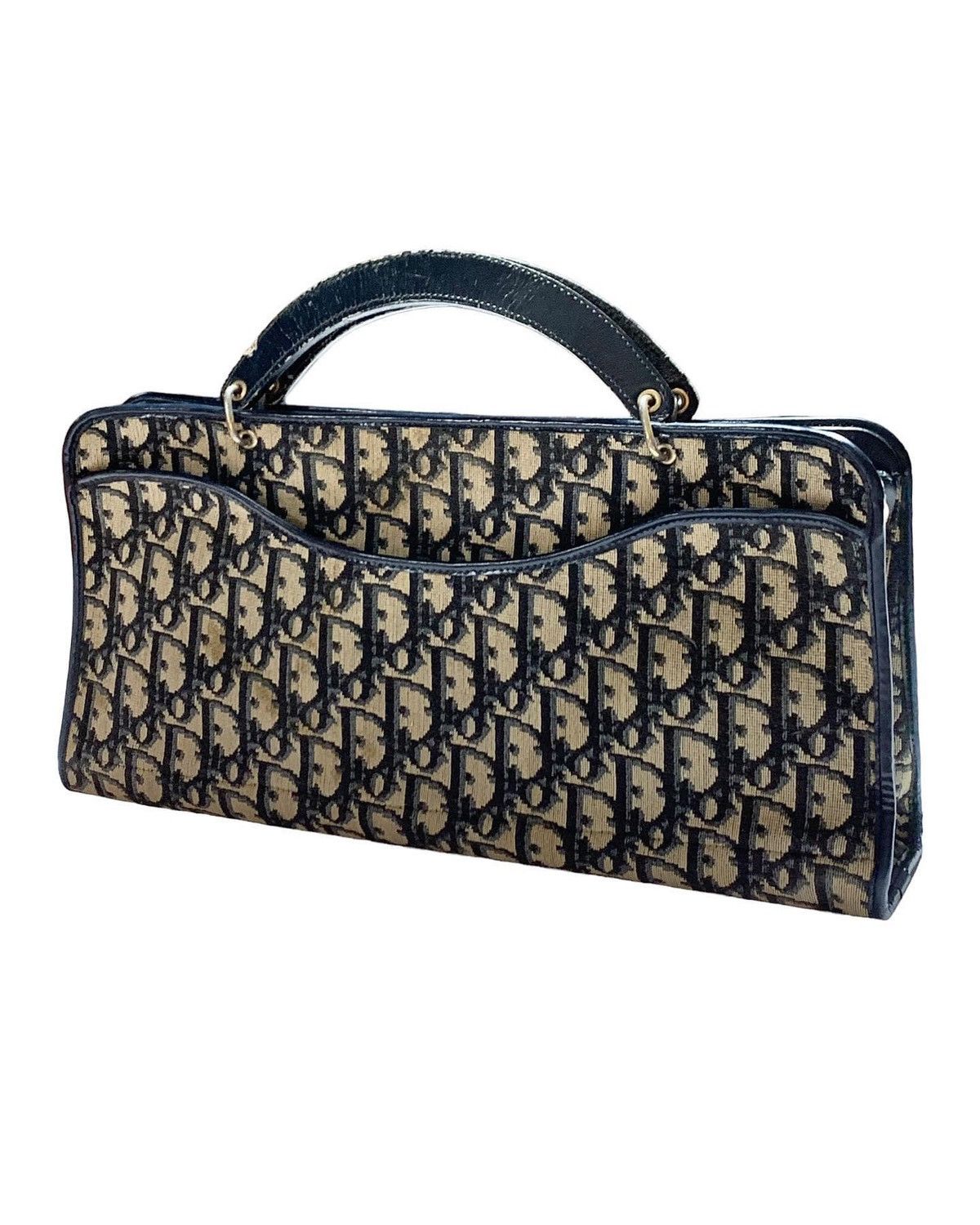 image of Christian Dior Monsieur x Dior Vintage 1970S Christian Dior Monogram in Navy, Women's