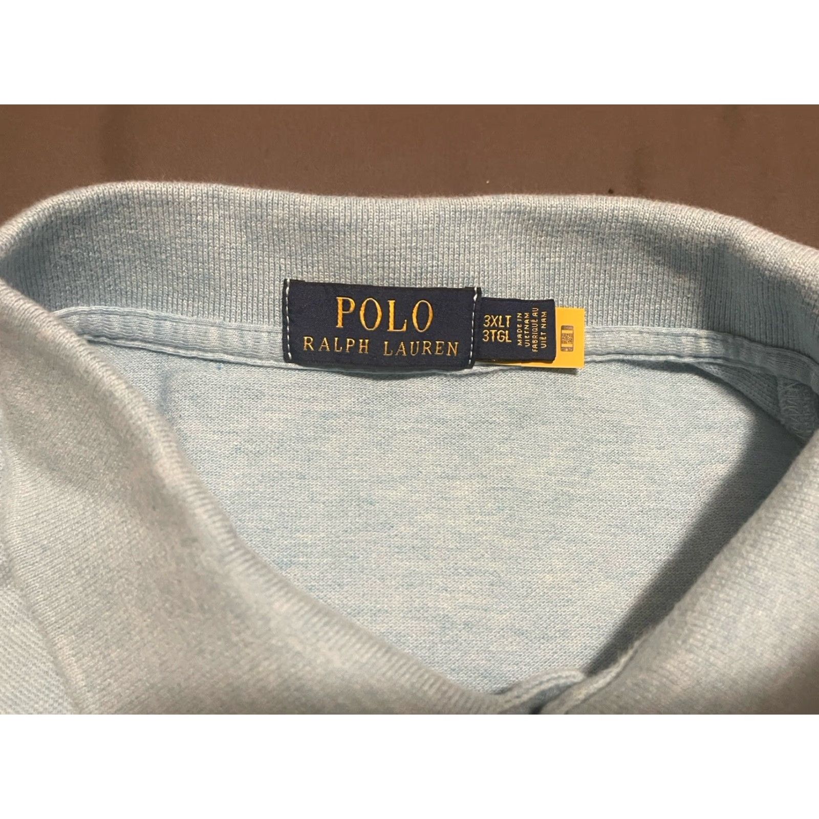 Polo Ralph Lauren Mens Polo Ralph Lauren Polo Shirt Size 3XLT 3XL TALL Light Blue Polo Size US XXL / EU 58 / 5 - 4 Thumbnail