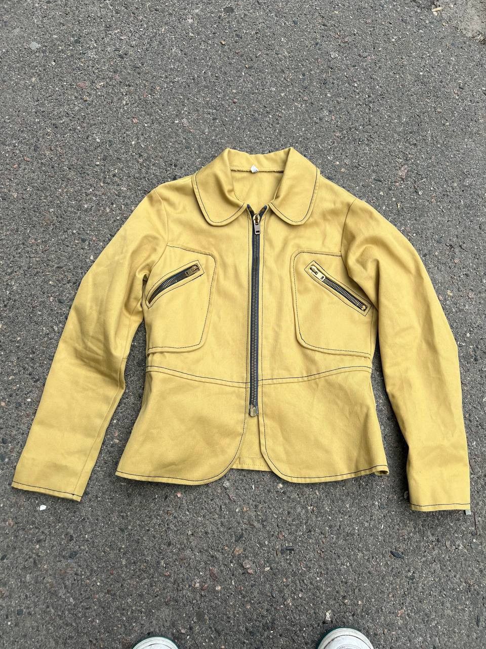 Designer × Japanese Brand Vintage Y2K Butterfly 80s Real Cotton Motorcycle Jacket Size S / US 4 / IT 40 - 2 Thumbnail